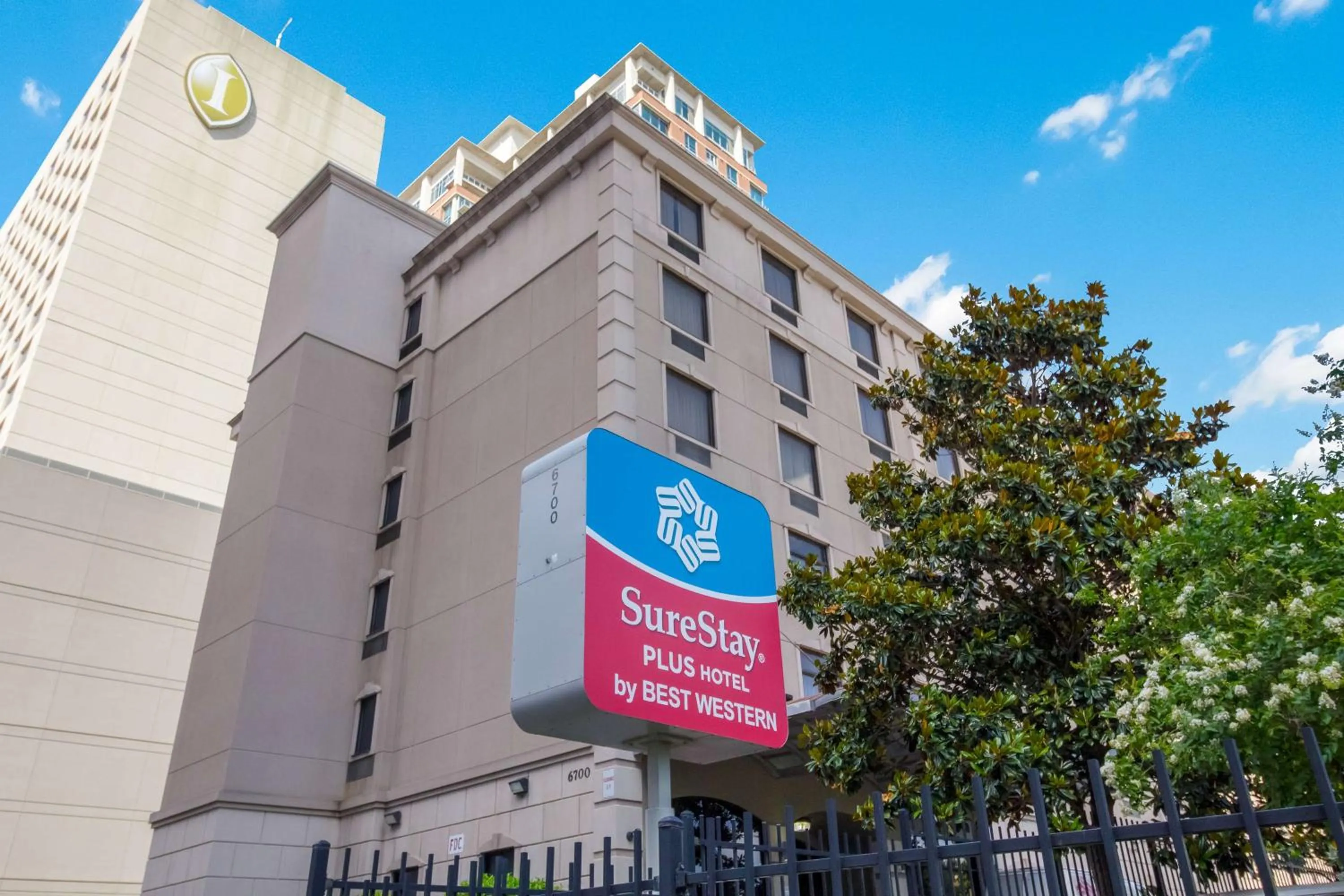 Property building in SureStay Plus Hotel by Best Western Houston Medical Center