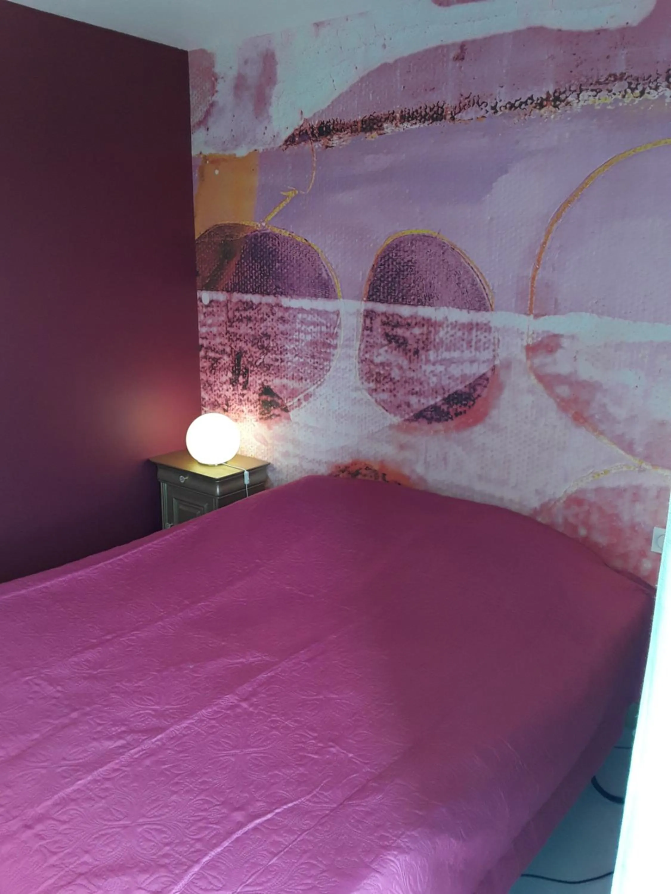 Bed in Chez Herveline Le Fer - Chambres et table d'hôtes