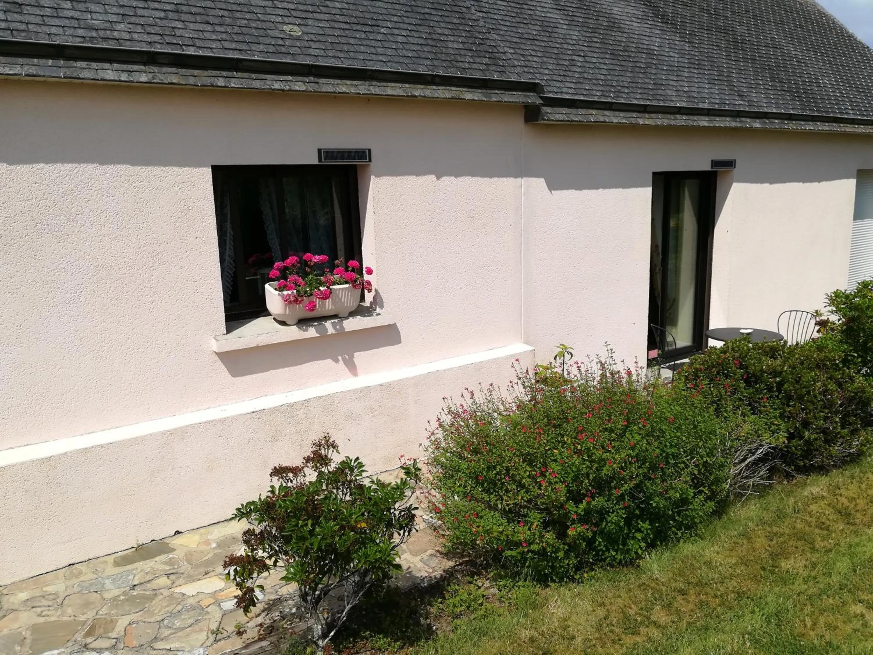 Patio in Chez Herveline Le Fer - Chambres et table d'hôtes
