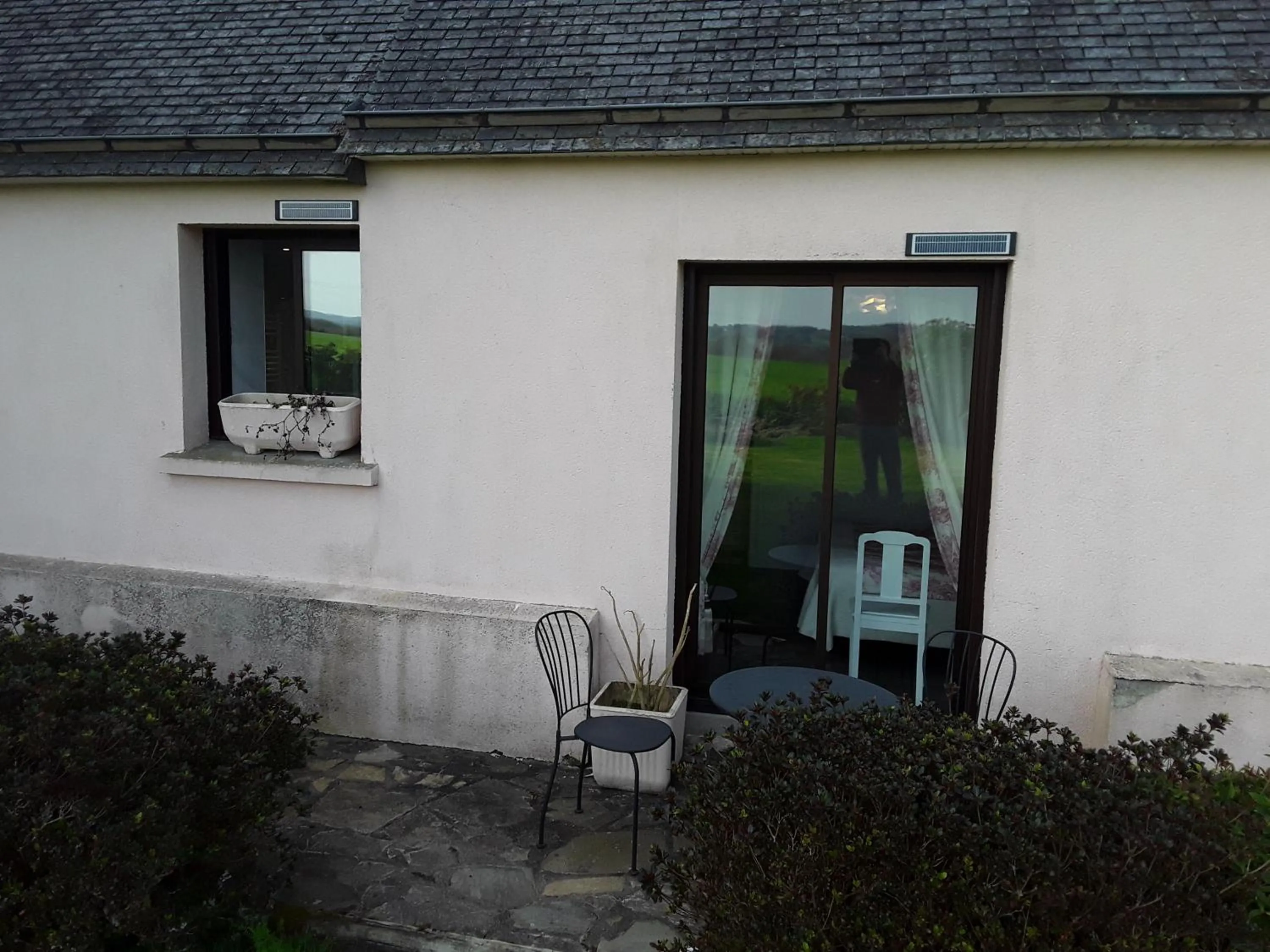 Patio in Chez Herveline Le Fer - Chambres et table d'hôtes