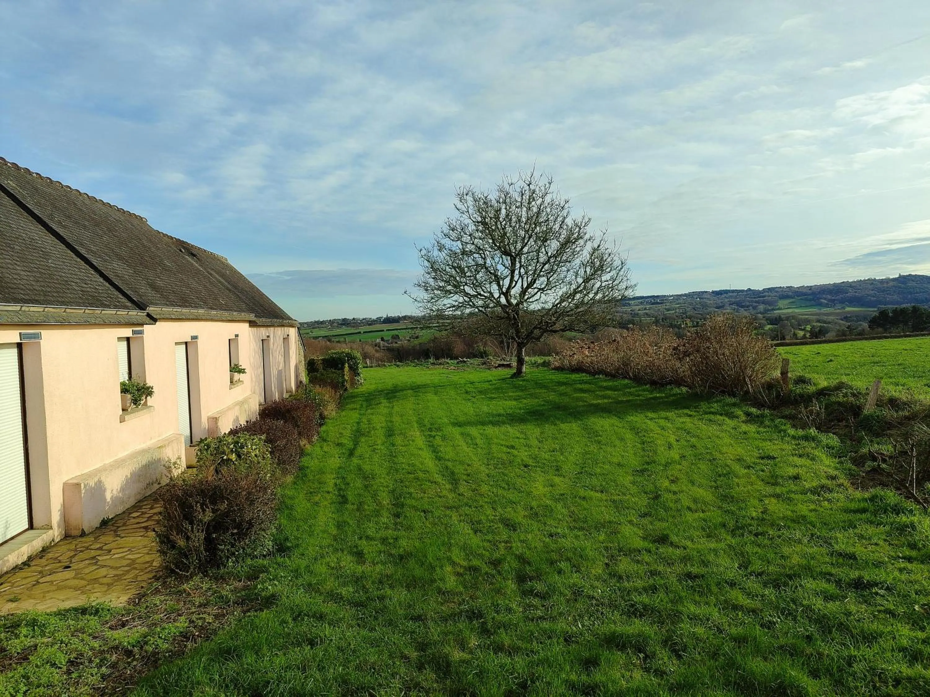 Garden view in Chez Herveline Le Fer - Chambres et table d'hôtes