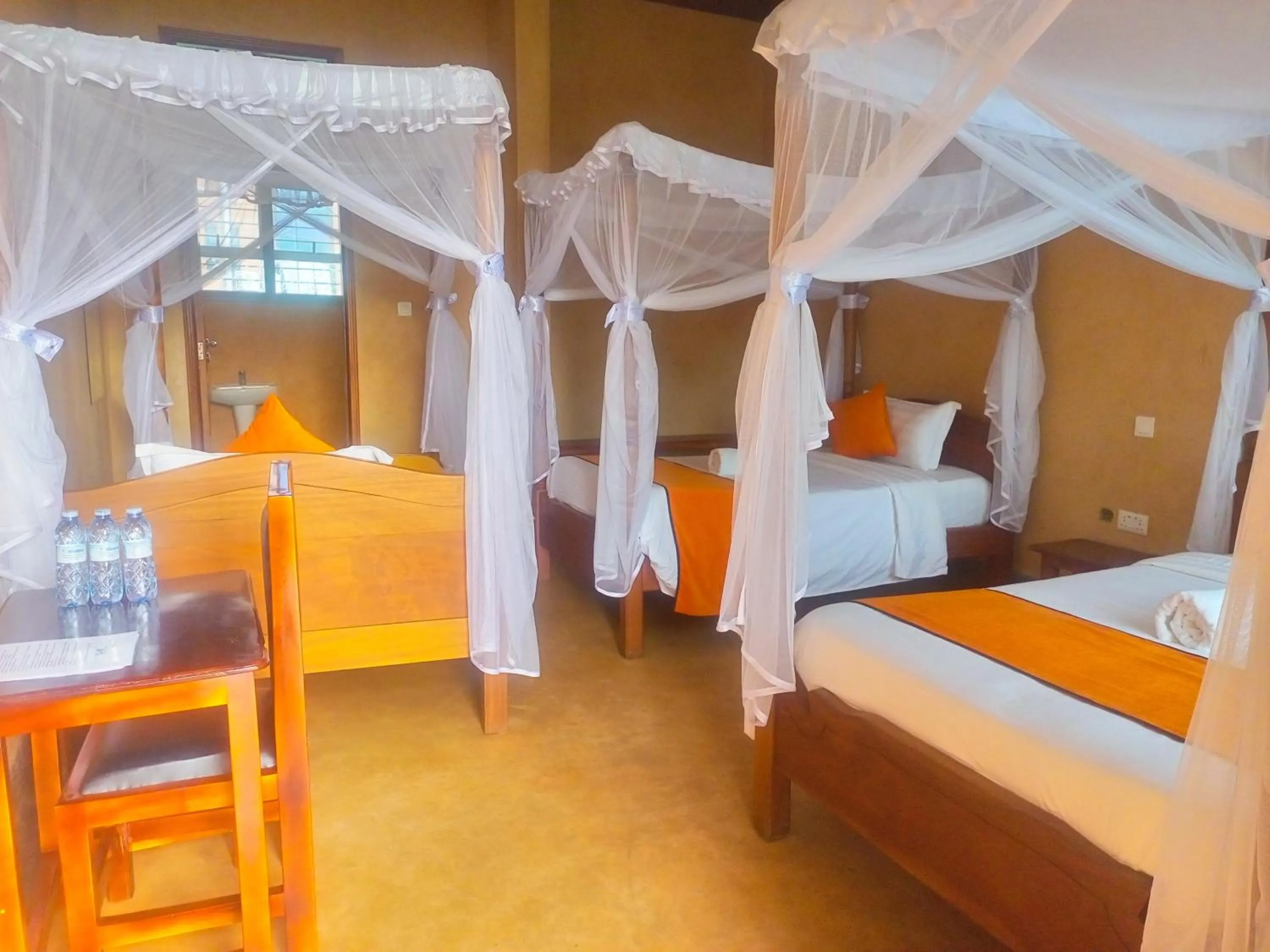 Bed in New Court View Hotel