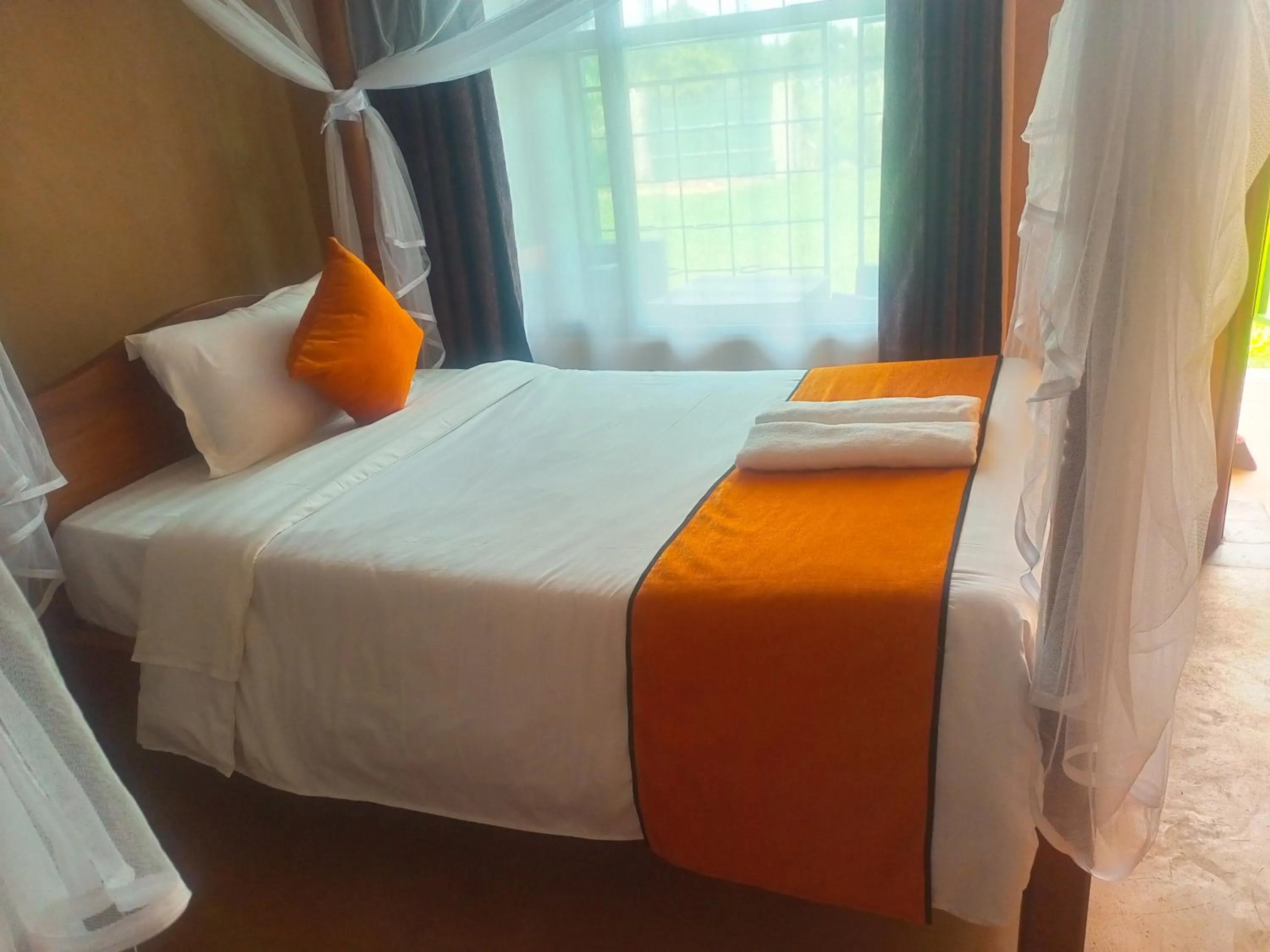 Bed in New Court View Hotel
