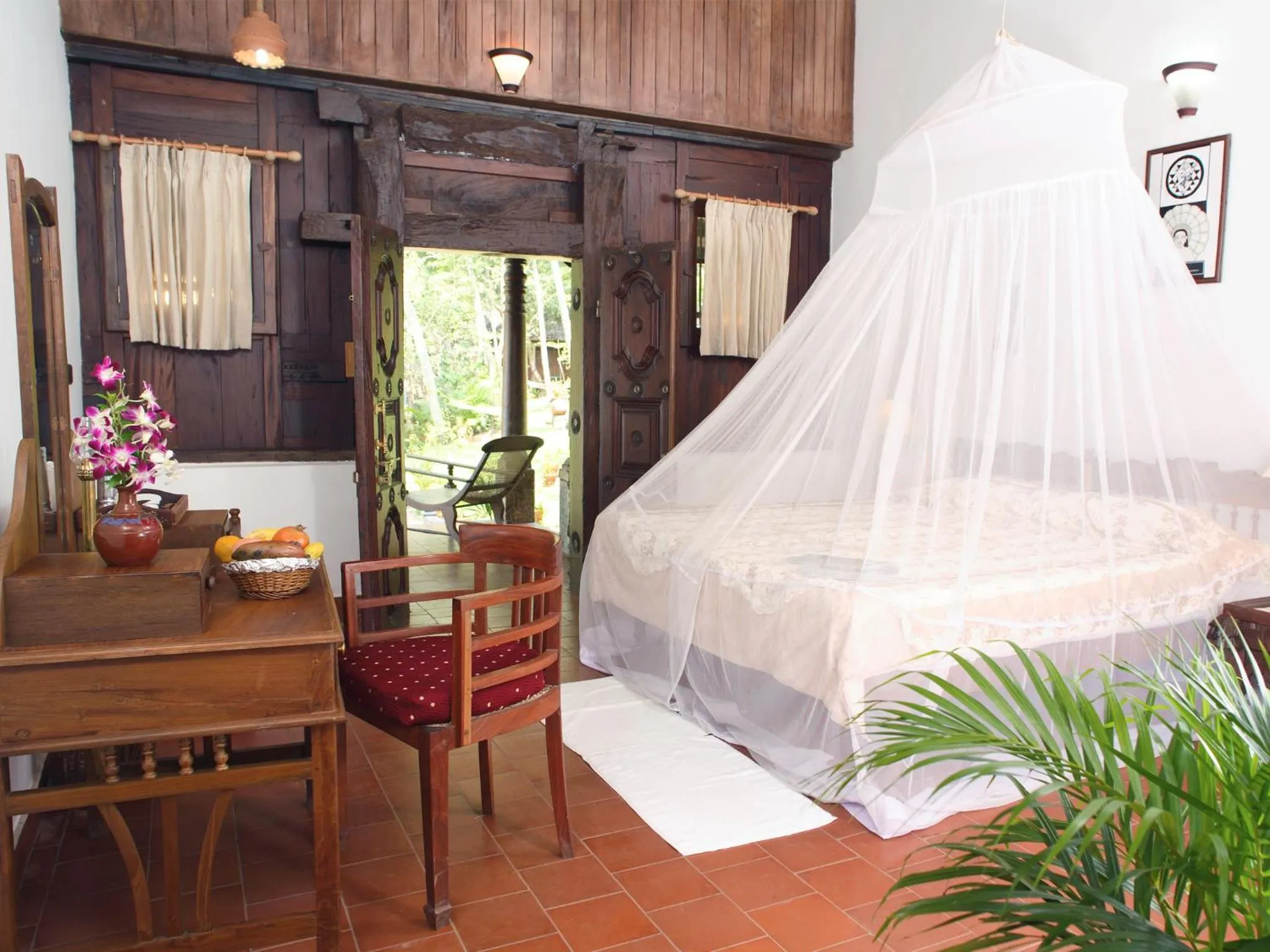 Bedroom in Somatheeram Ayurveda village