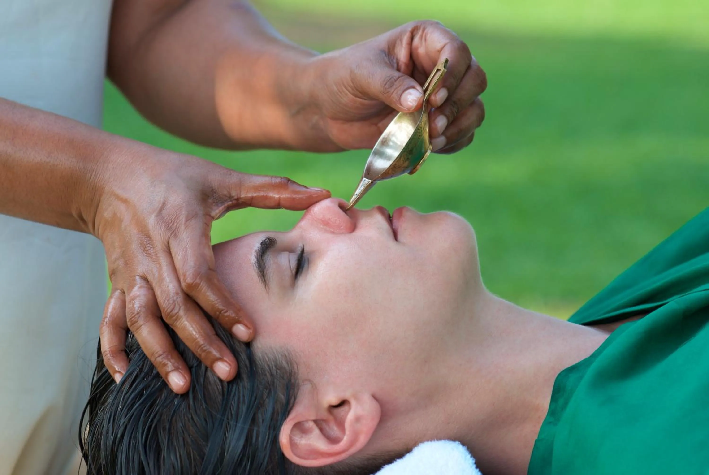 Massage in Somatheeram Ayurveda village