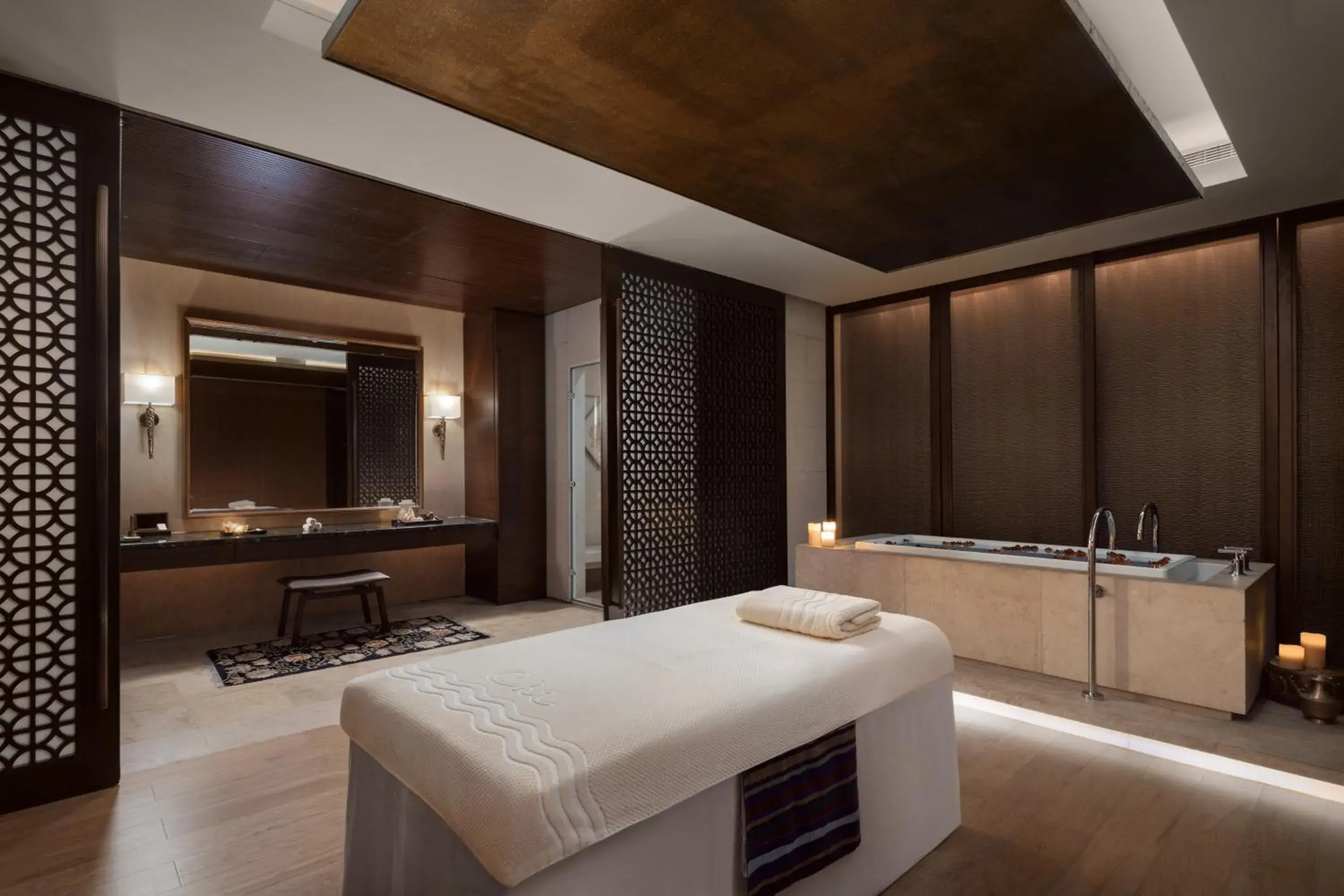 Spa and wellness centre/facilities, Bed in Shangri-La Chengdu Spa and wellness centre/facilities, Bed in Shangri-La Chengdu