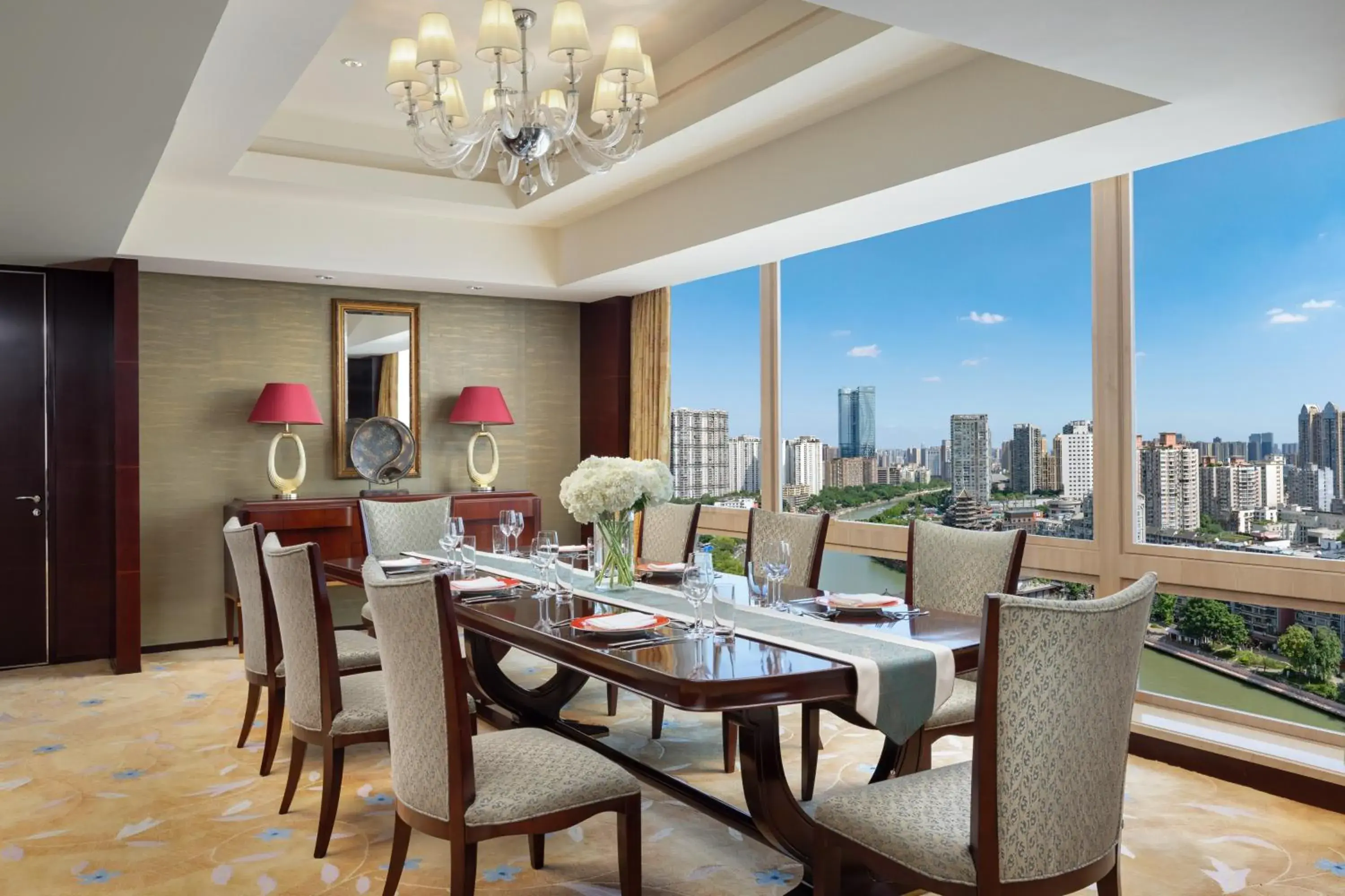 Living room in Shangri-La Chengdu Living room in Shangri-La Chengdu