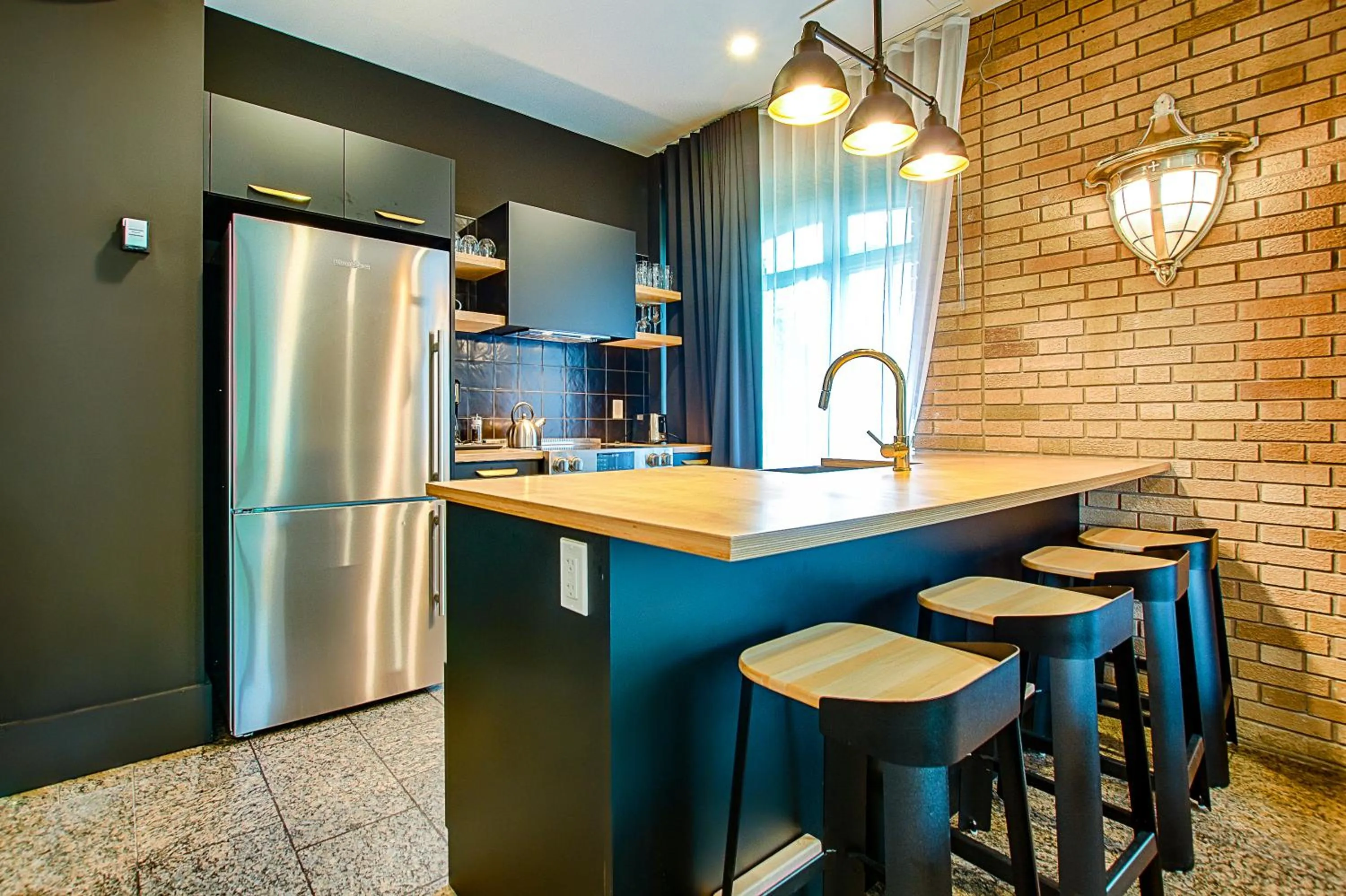 Kitchen or kitchenette in Les Lofts de la Gare - Par Les Lofts Vieux-Québec