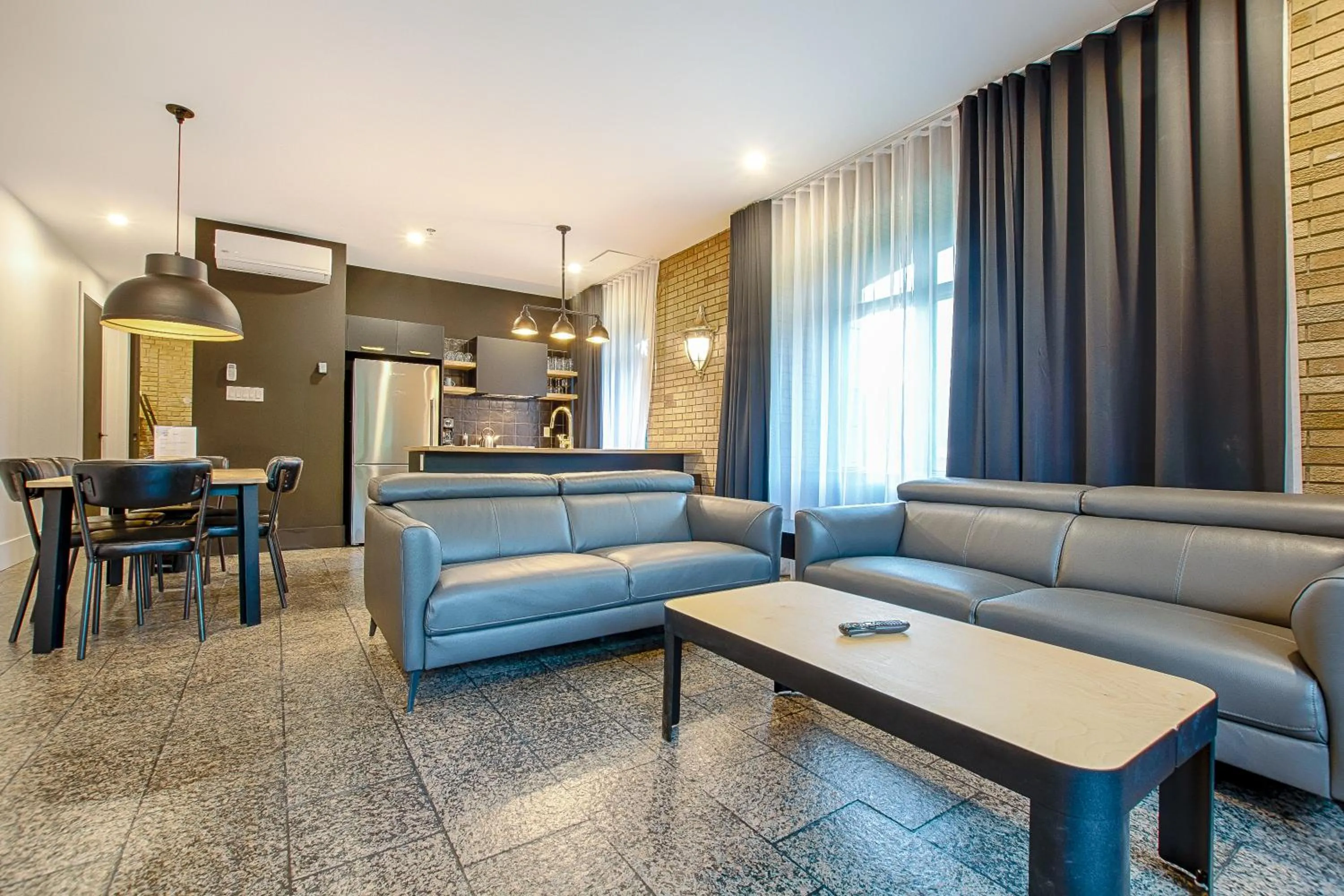 Living room in Les Lofts de la Gare - Par Les Lofts Vieux-Québec