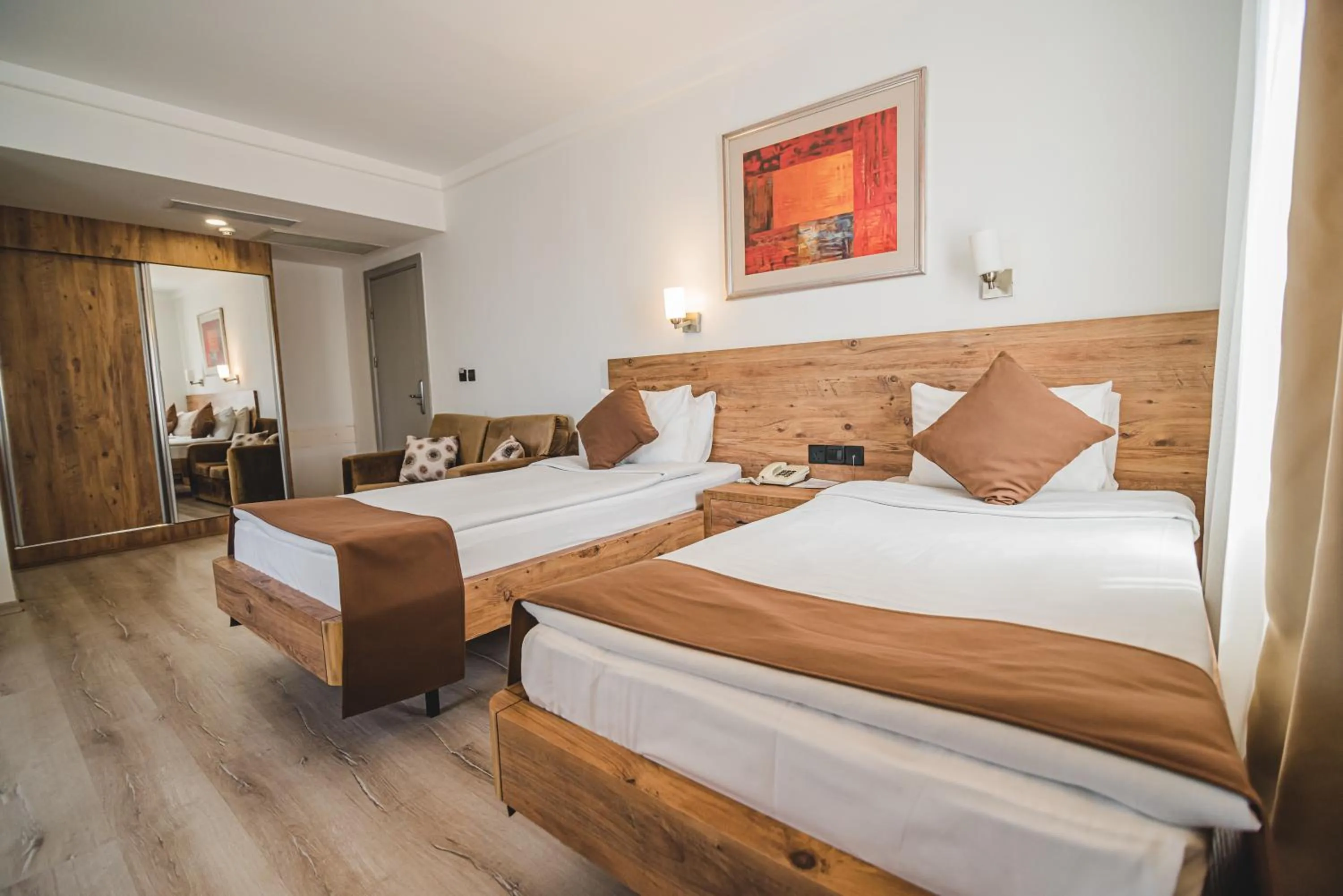 Bed in UPTOWN Büyük Anadolu Girne Hotel