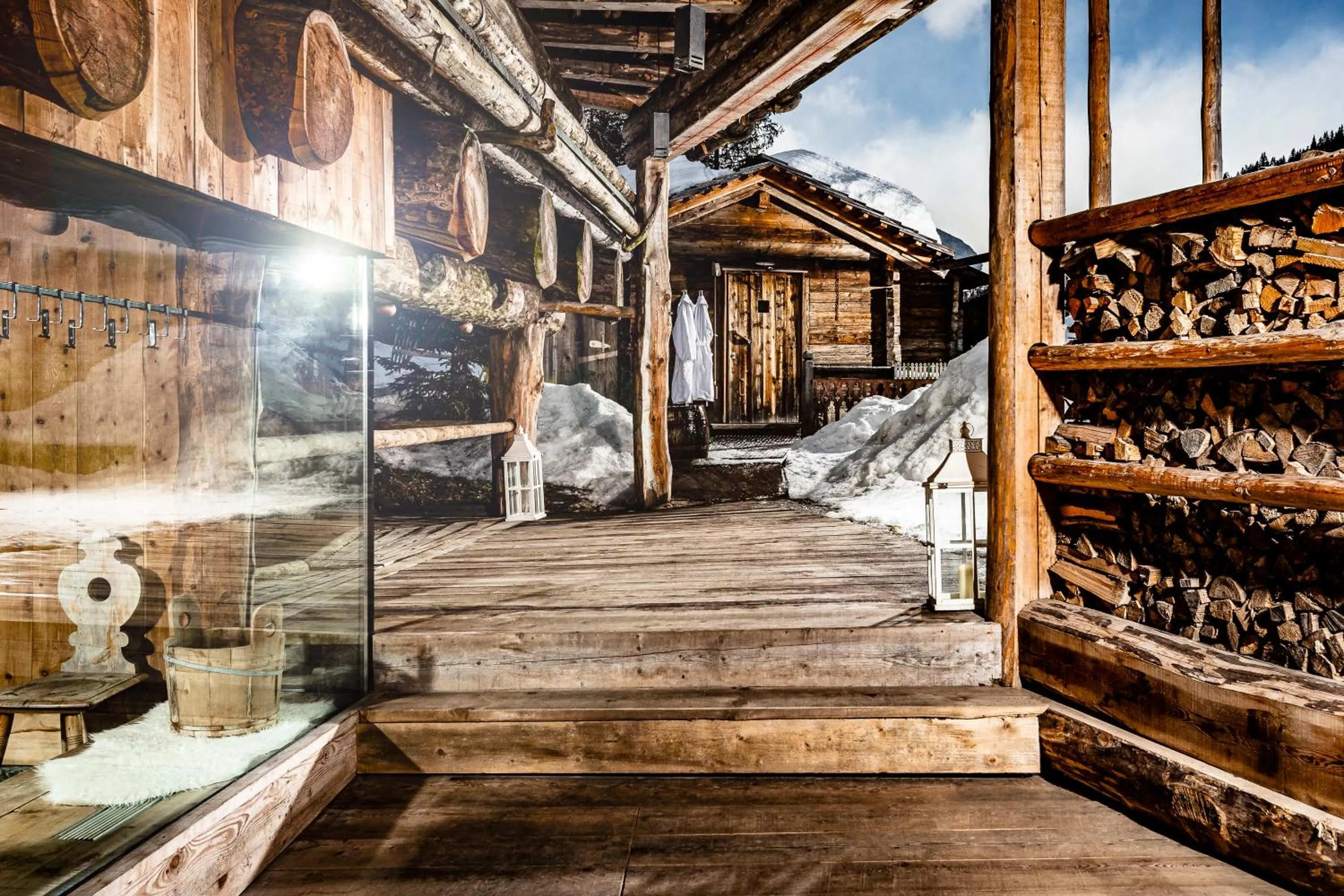 Sauna in Mountain Resort Patzenfeld