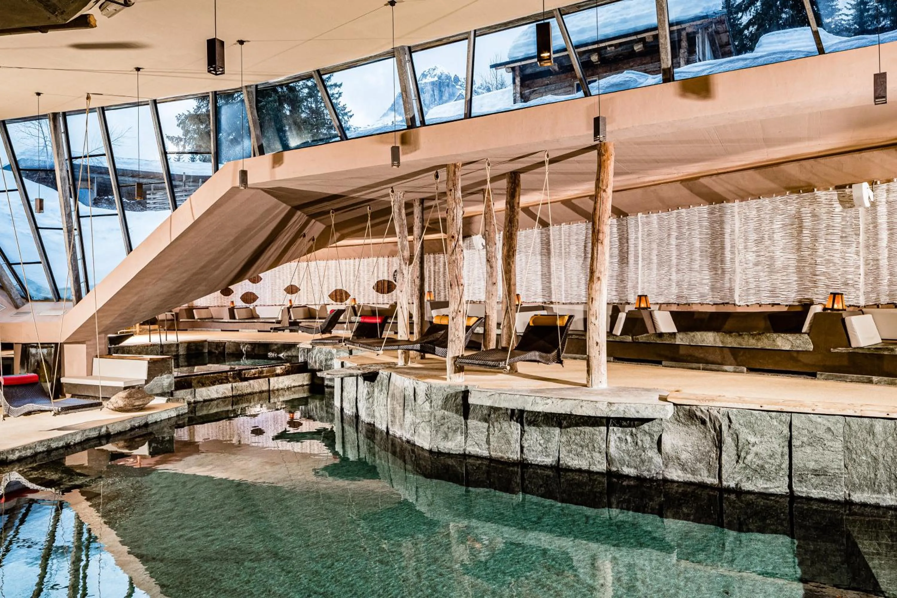 Swimming pool in Mountain Resort Patzenfeld