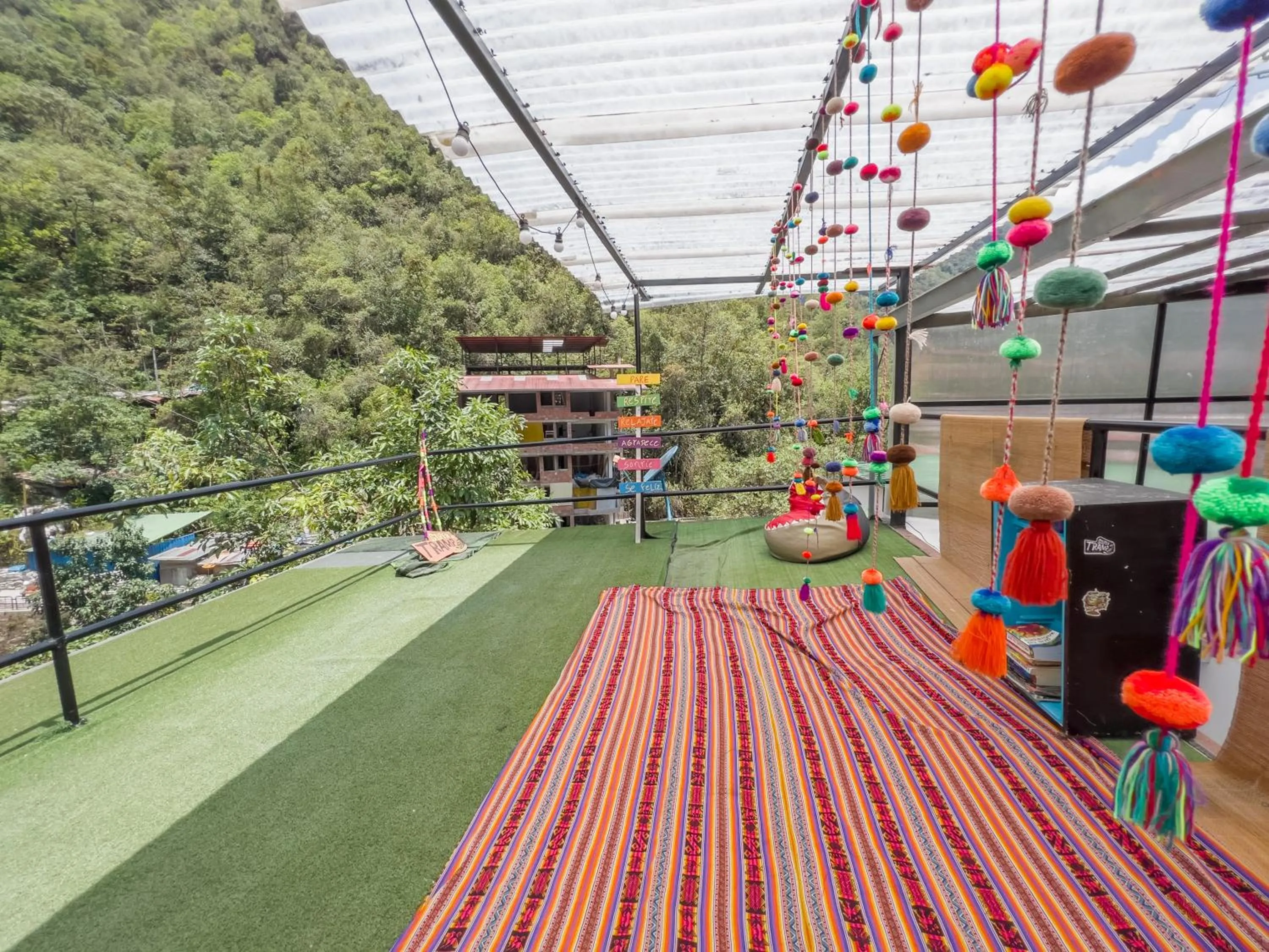 Natural landscape in Supertramp Hostel Machupicchu