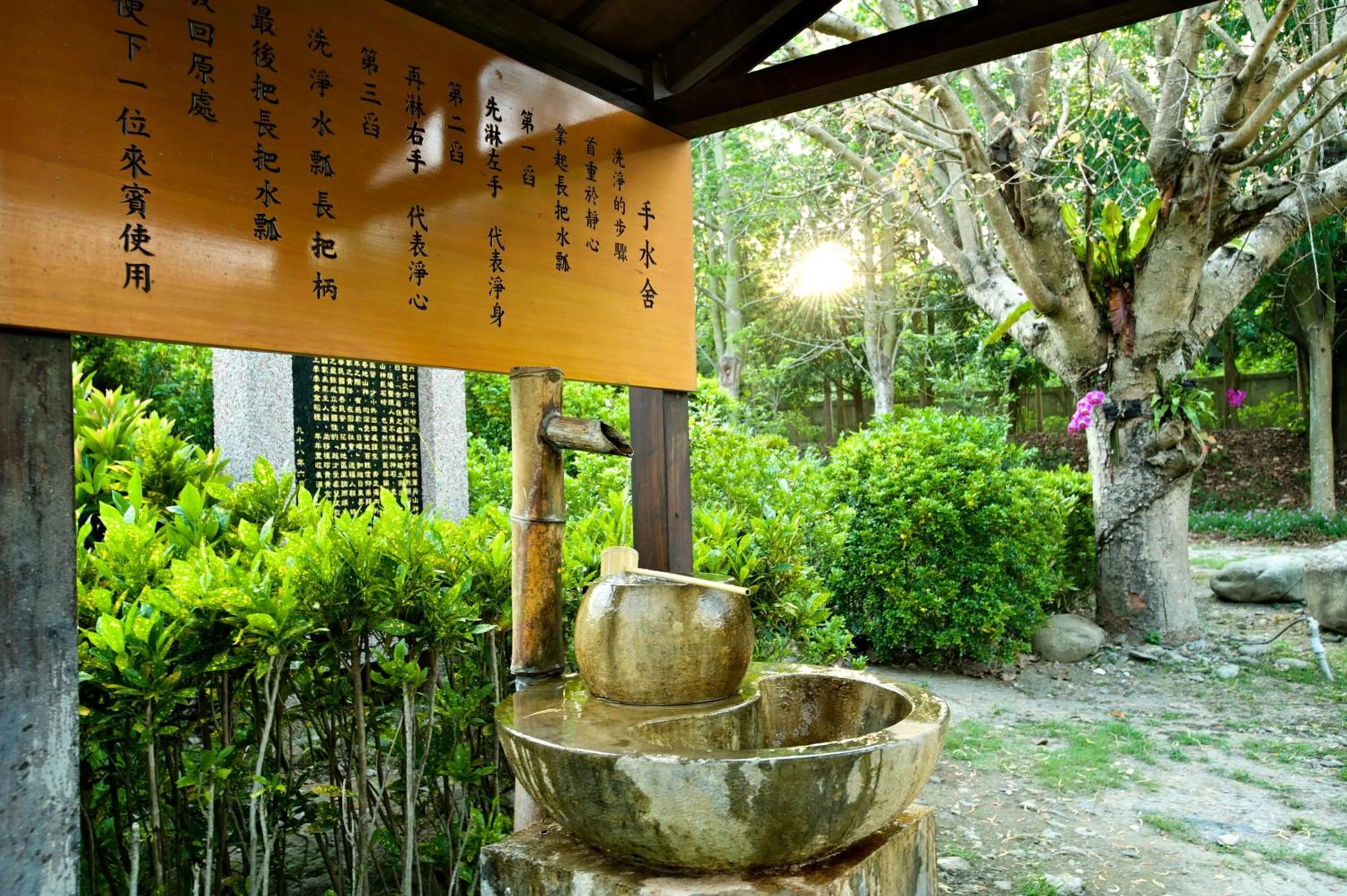Garden view in Papago International Resort