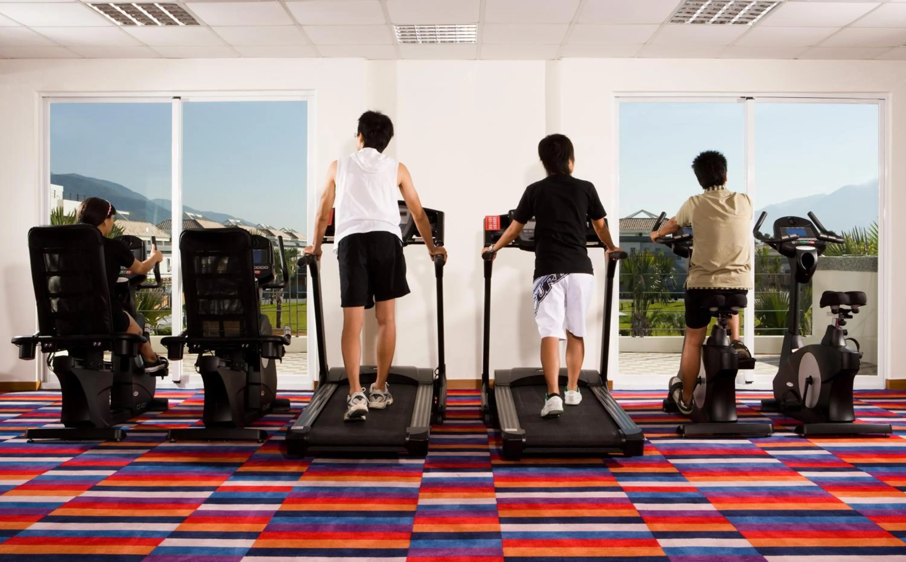 Fitness centre/facilities in Papago International Resort