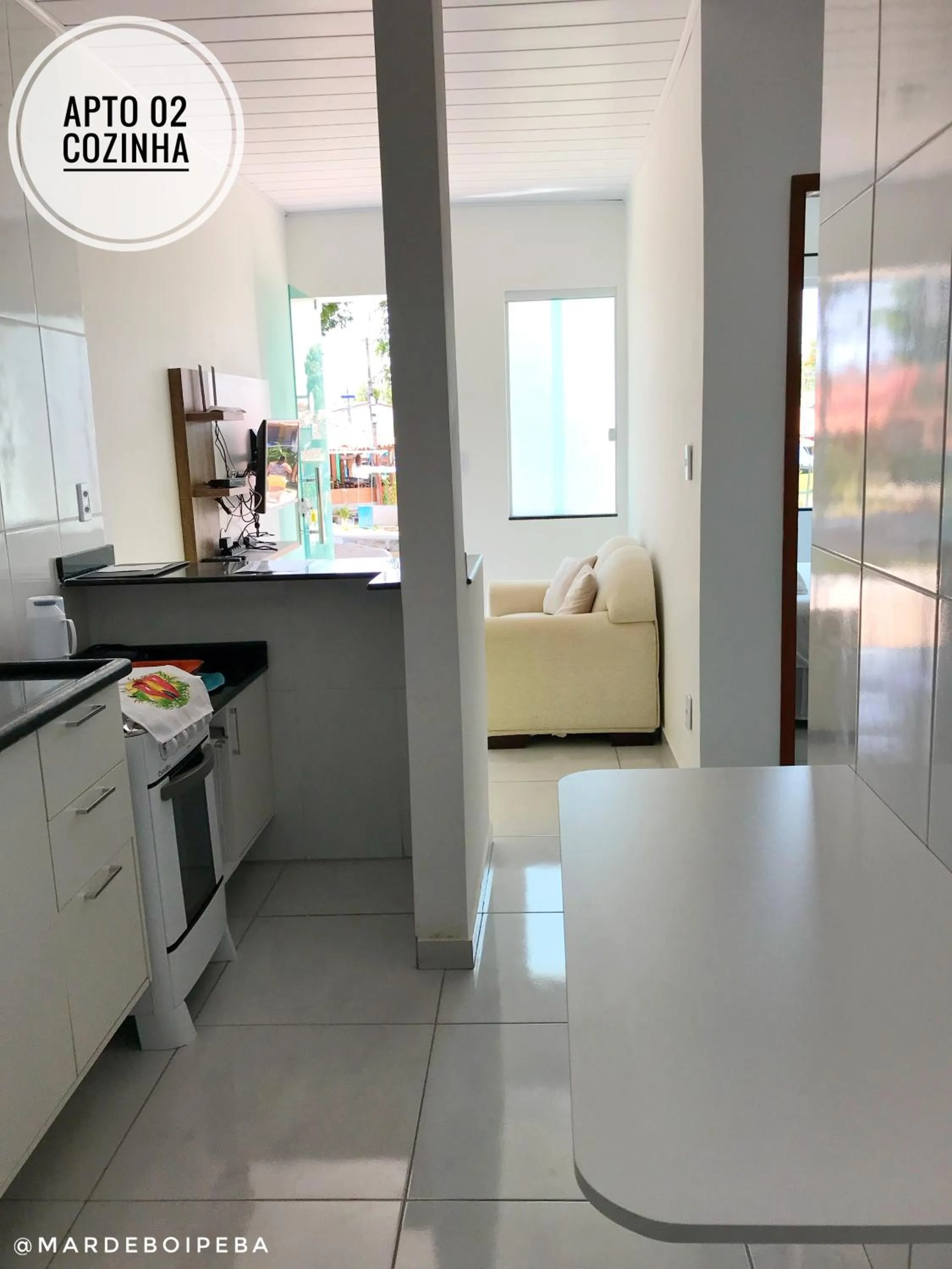 Kitchen or kitchenette in Mar de Boipeba