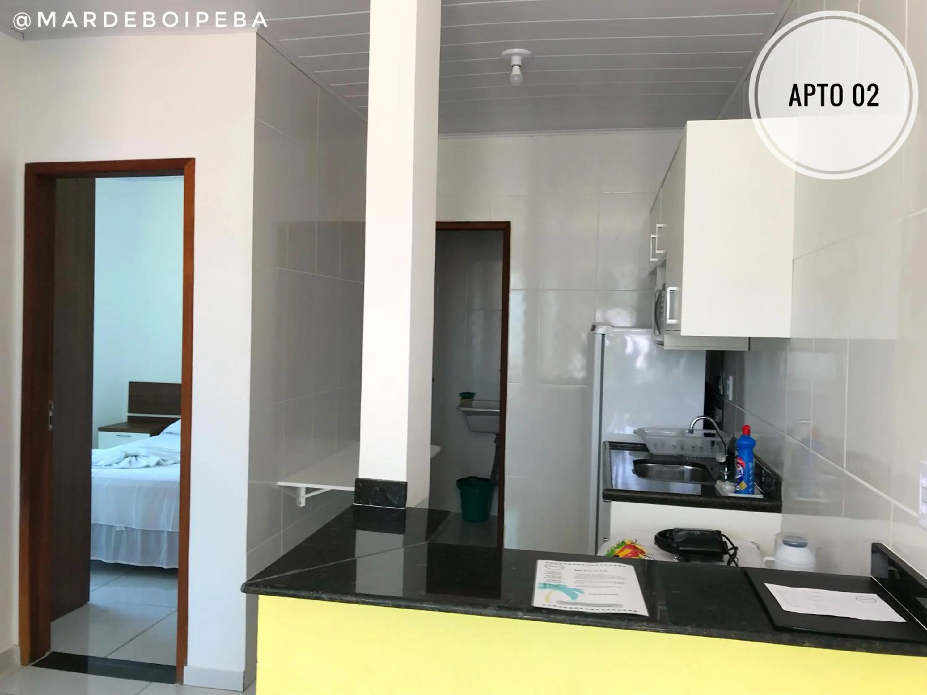 Kitchen or kitchenette in Mar de Boipeba