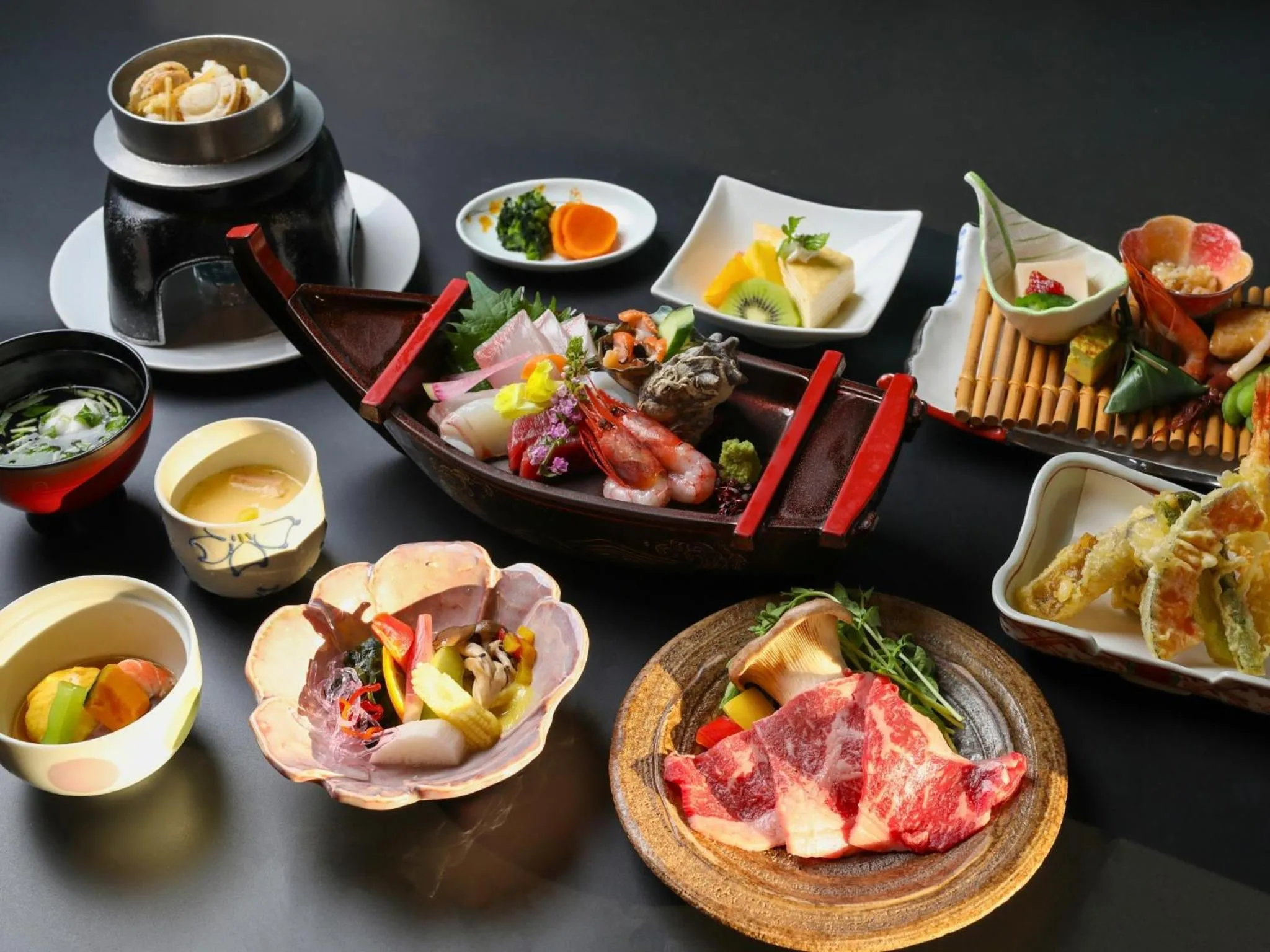 Food in Ikoi no mura Notohanto