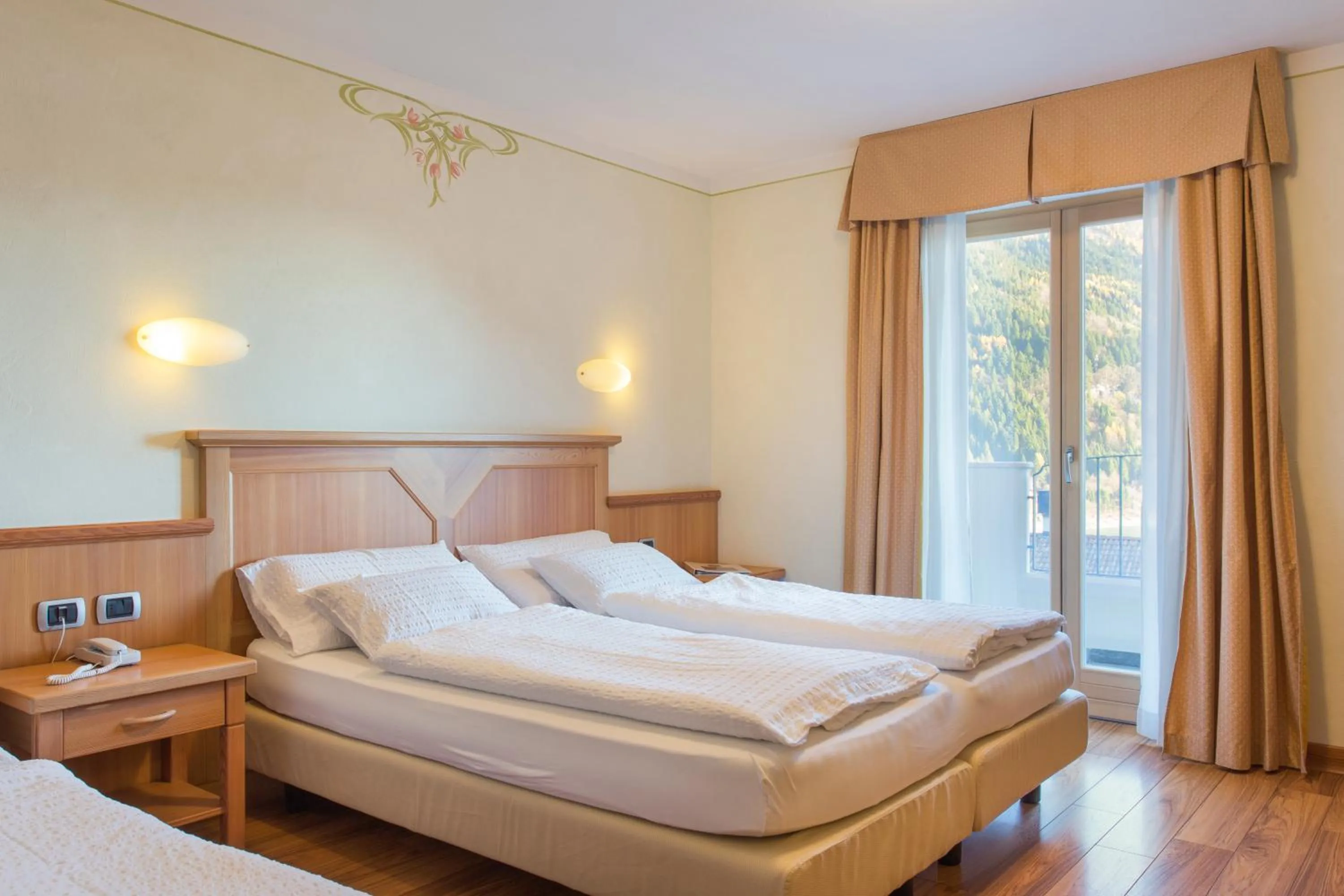 Bed in Hotel Panorama