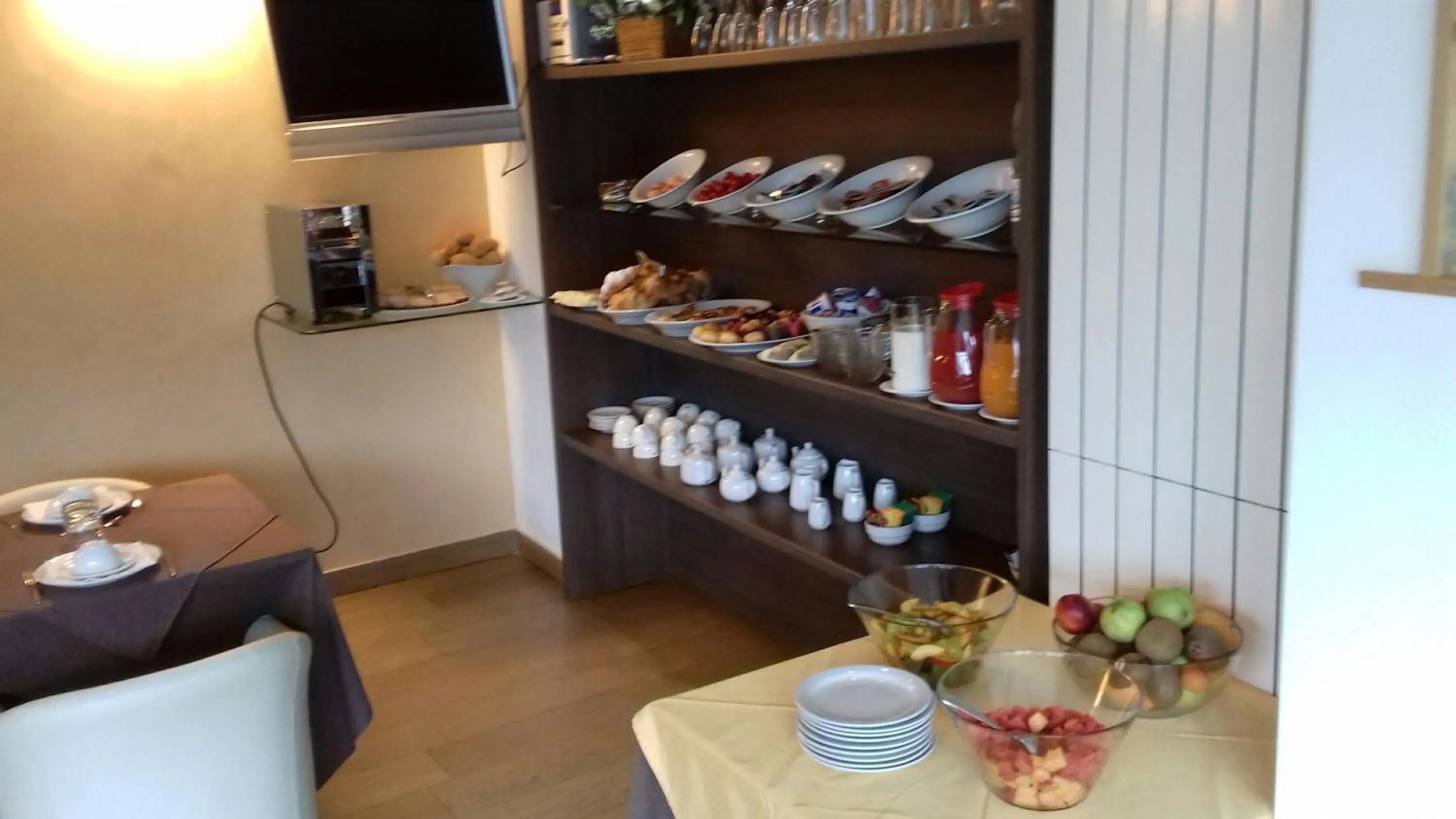 Buffet breakfast in Hotel Corte Santa Libera
