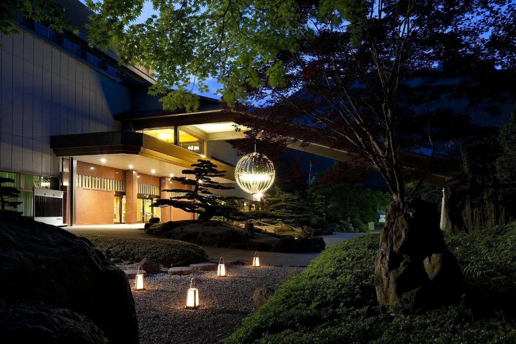 Facade/entrance in Marumine Kanko Hotel