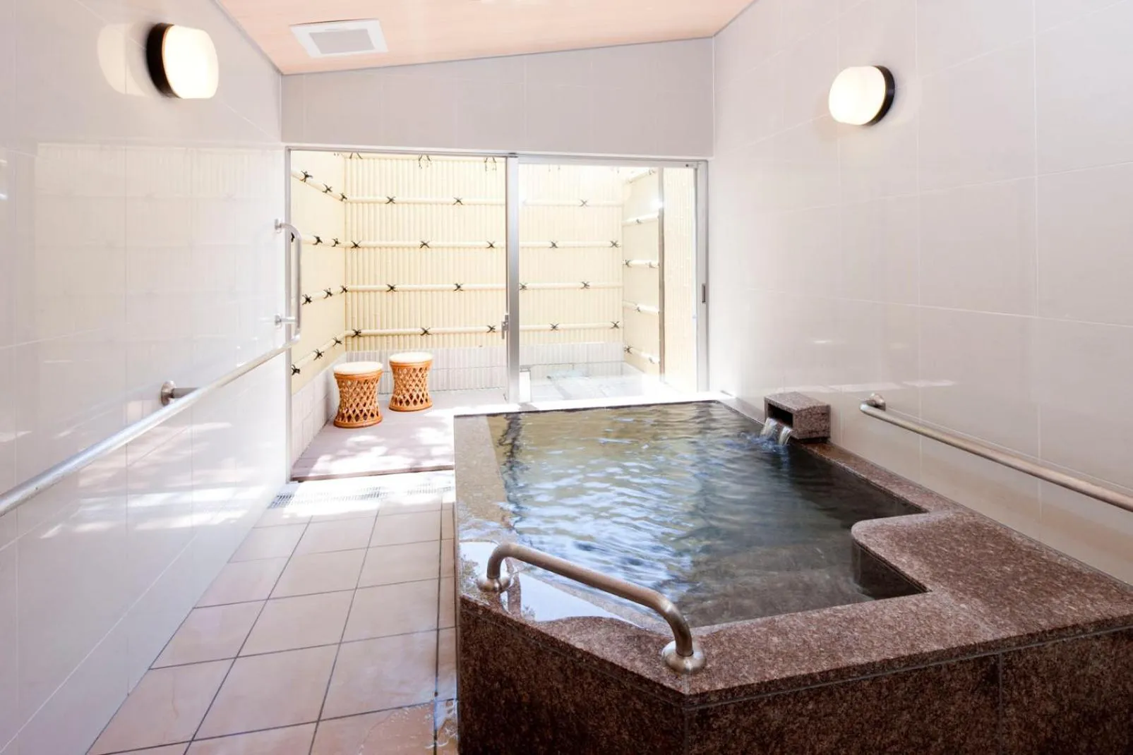Hot Spring Bath in Marumine Kanko Hotel