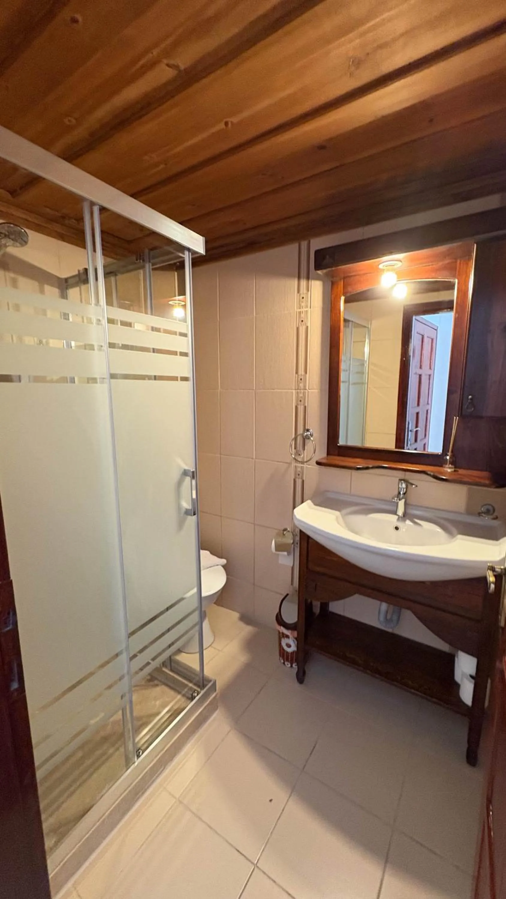 Shower in Akay Hotel