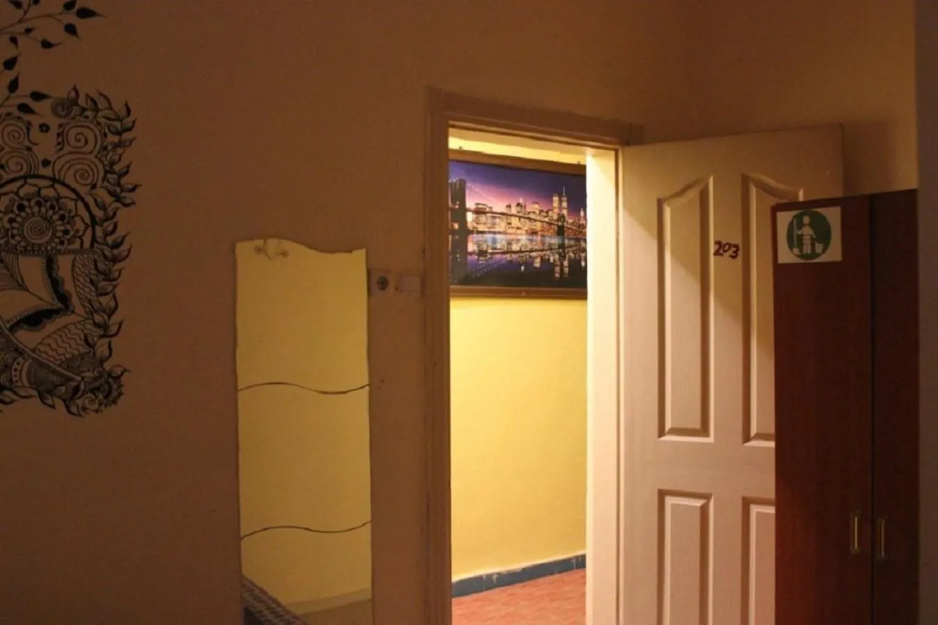 Decorative detail in TAXİM HOSTEL