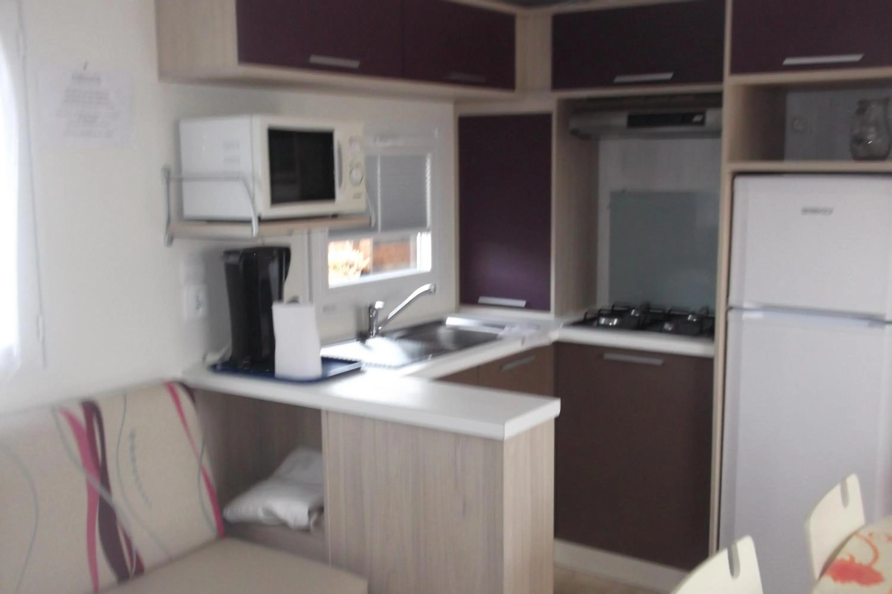 Kitchen or kitchenette in Auberge des Etangs