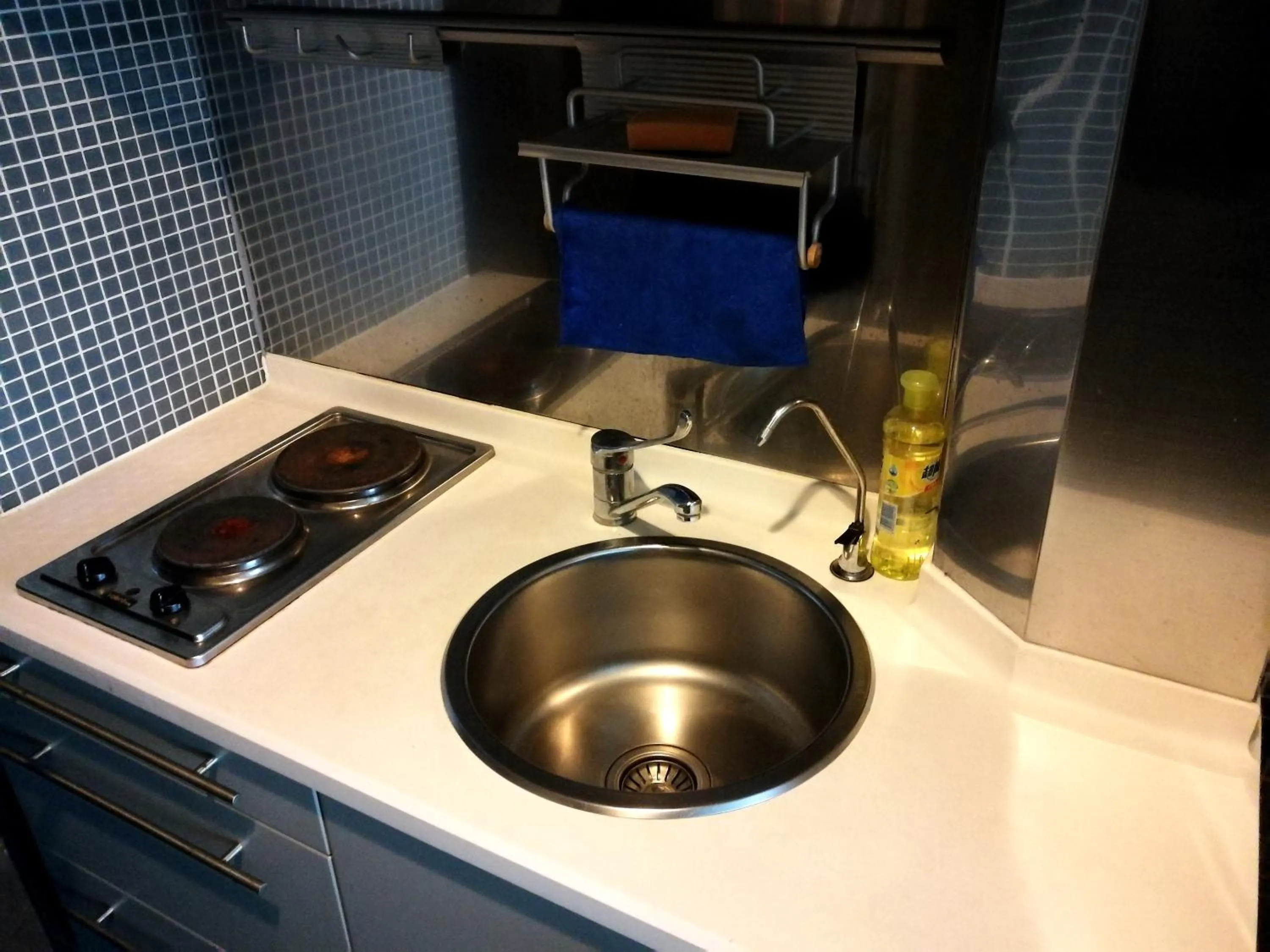 Kitchen or kitchenette in Xinshikong Apartments- Abest Zhongshan Park No.1