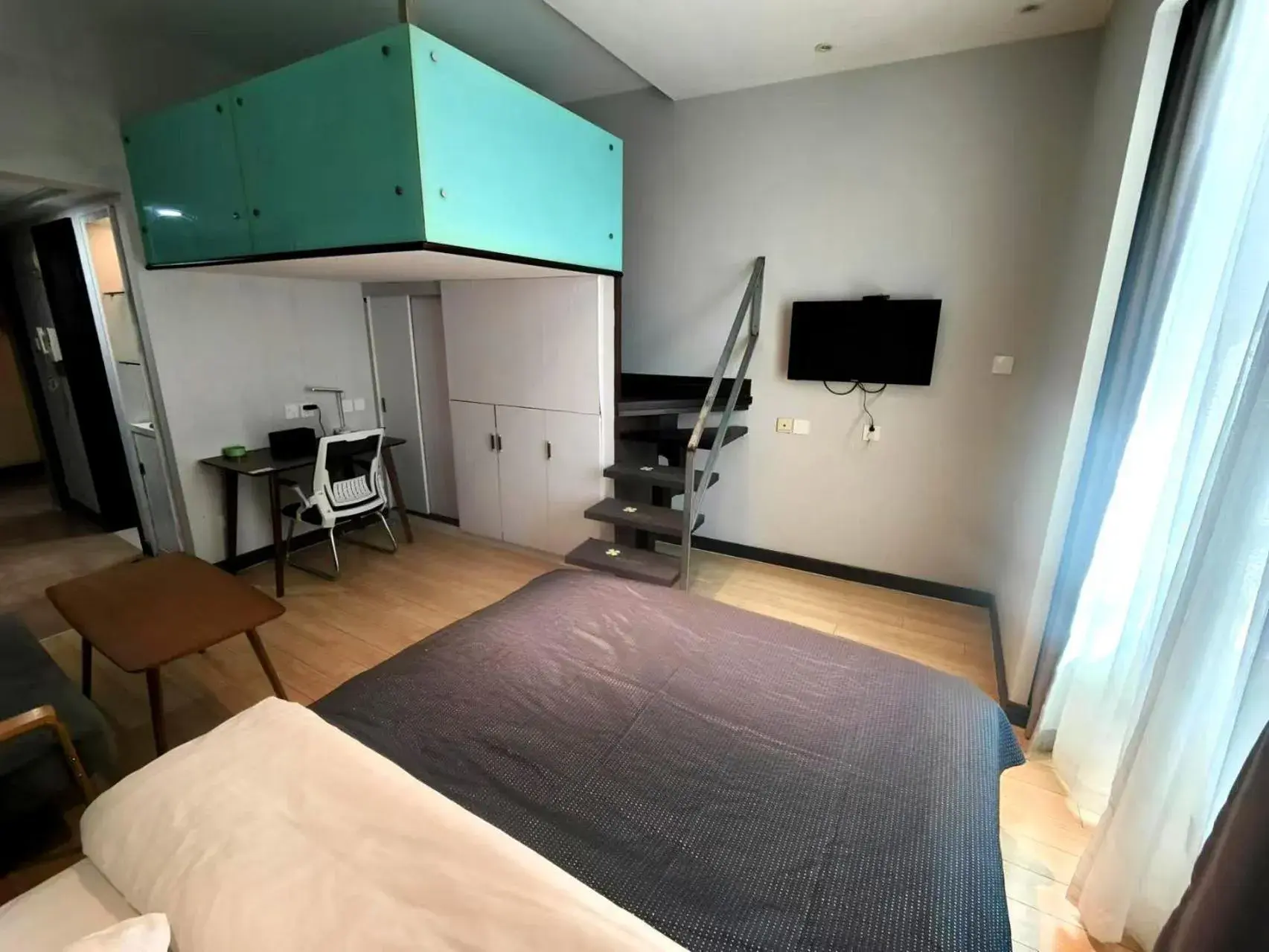 Bed in Xinshikong Apartments- Abest Zhongshan Park No.1 Bed in Xinshikong Apartments- Abest Zhongshan Park No.1