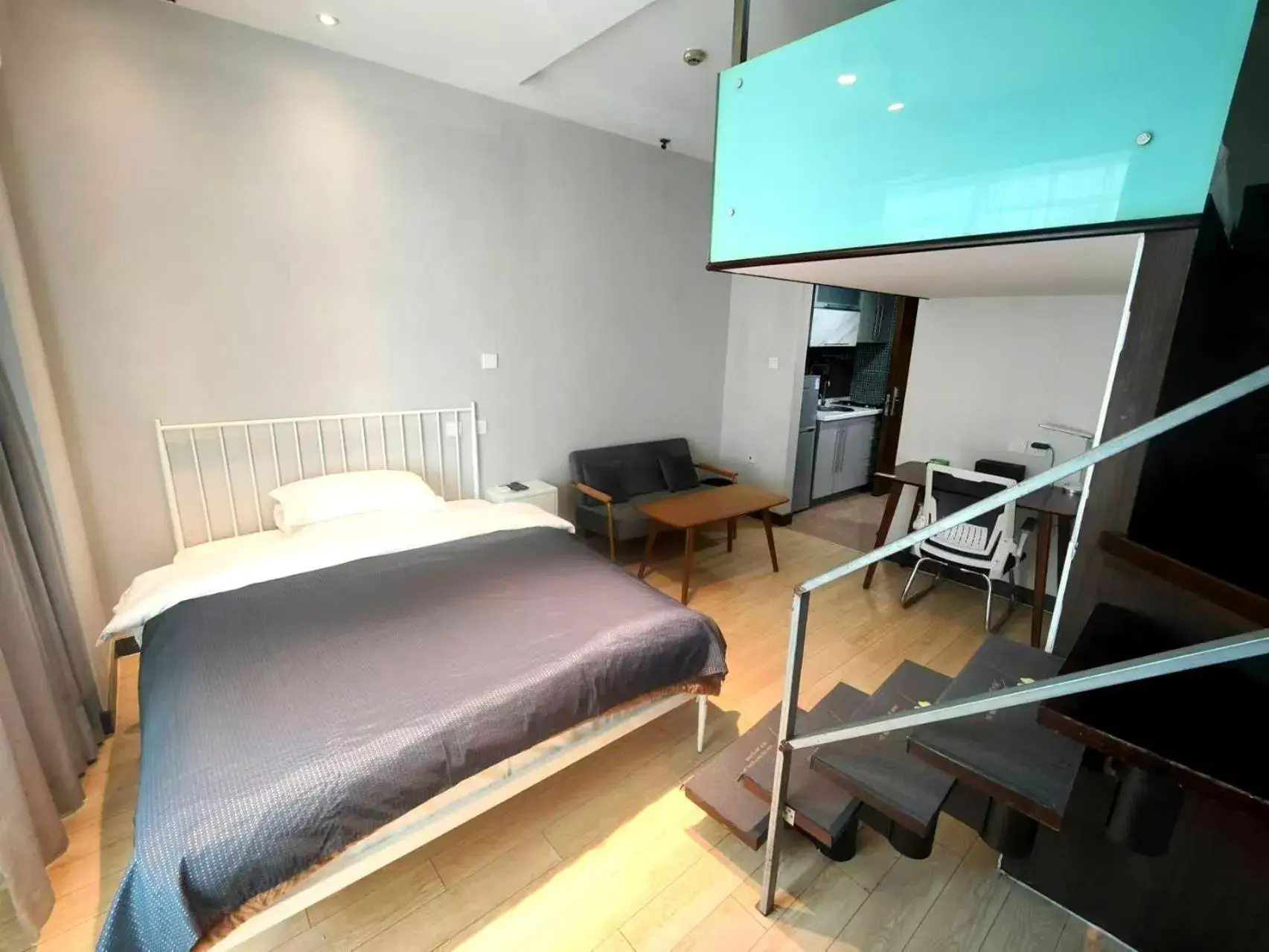 Bed in Xinshikong Apartments- Abest Zhongshan Park No.1 Bed in Xinshikong Apartments- Abest Zhongshan Park No.1