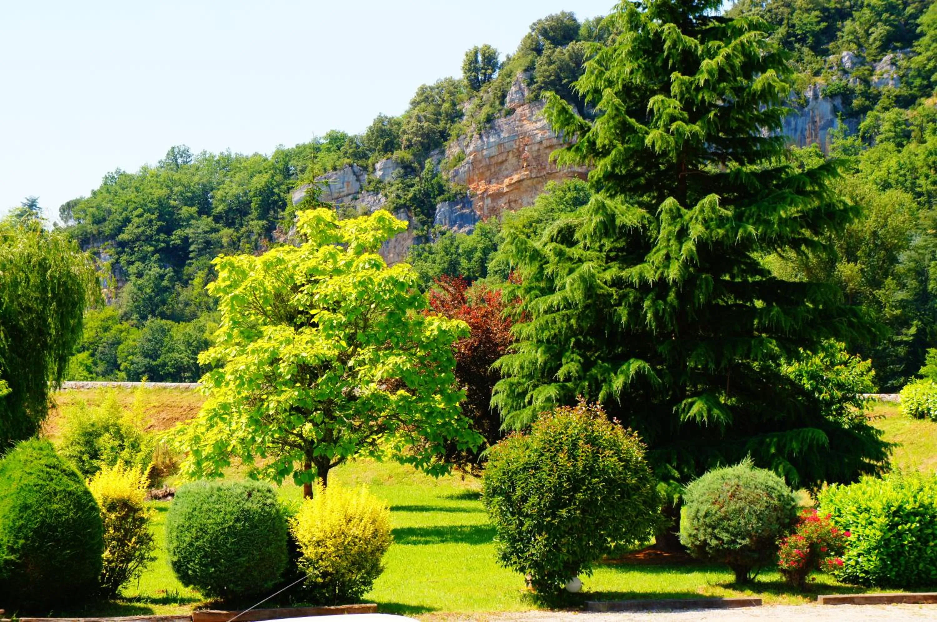 Natural landscape in Hôtel Les Gabarres