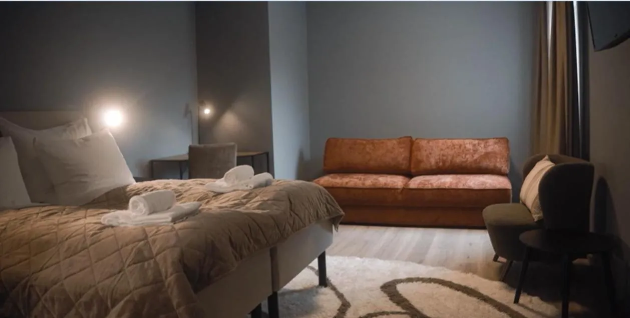 Bed in Bjerkvik Hotell