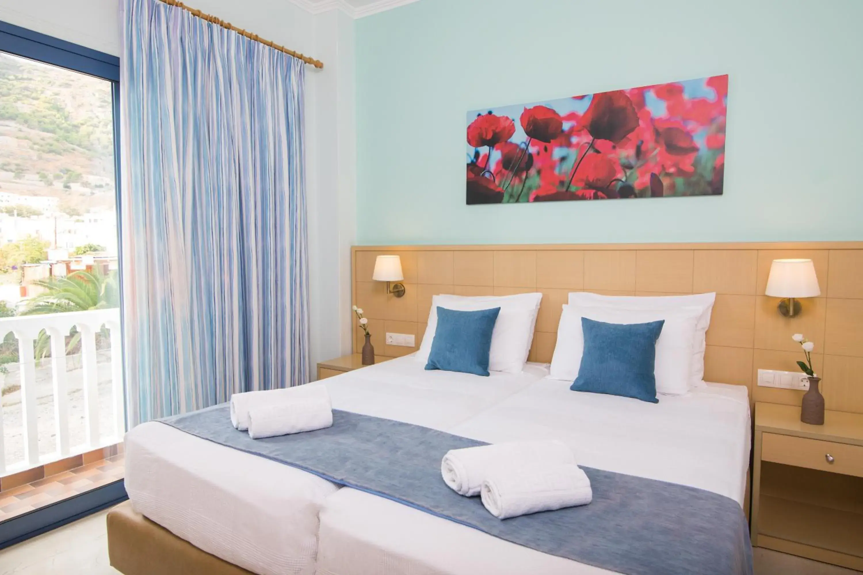 Bed in Hotel Sunshine Bed in Hotel Sunshine