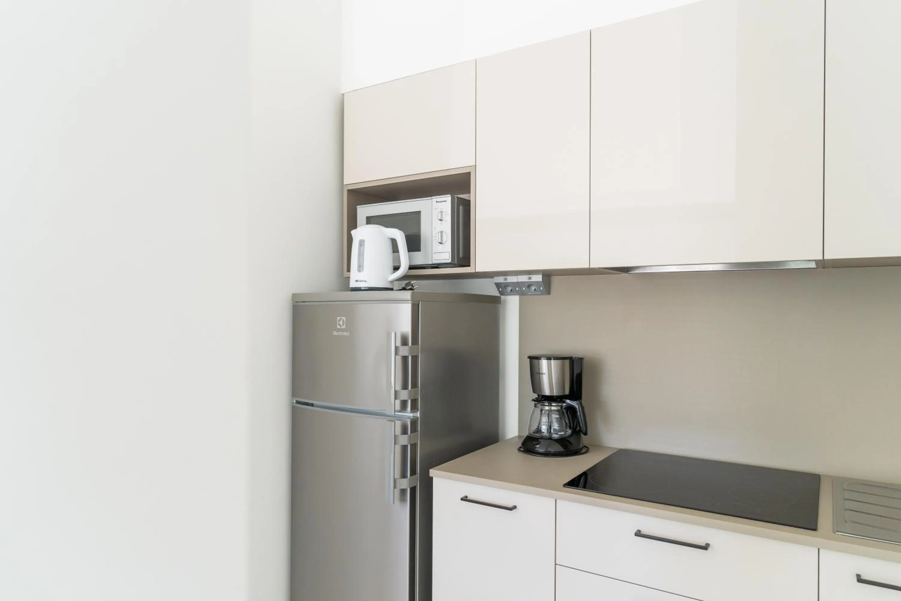 Kitchen or kitchenette in Residenza Turistica Alberghiera Blue Marine