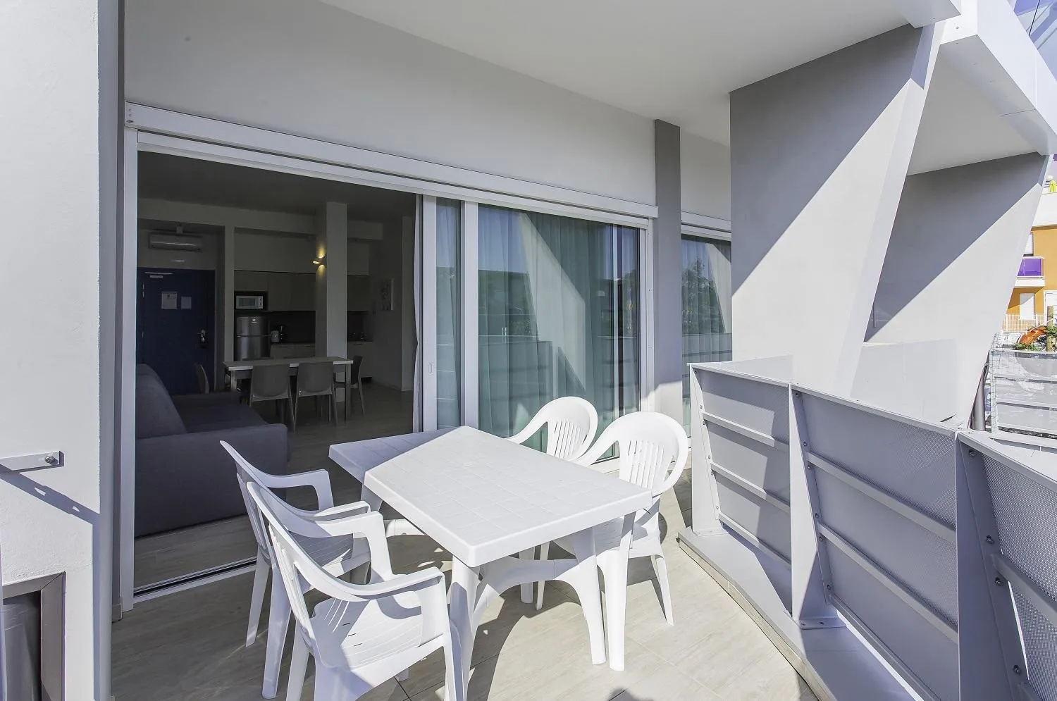 Balcony/Terrace in Residenza Turistica Alberghiera Blue Marine