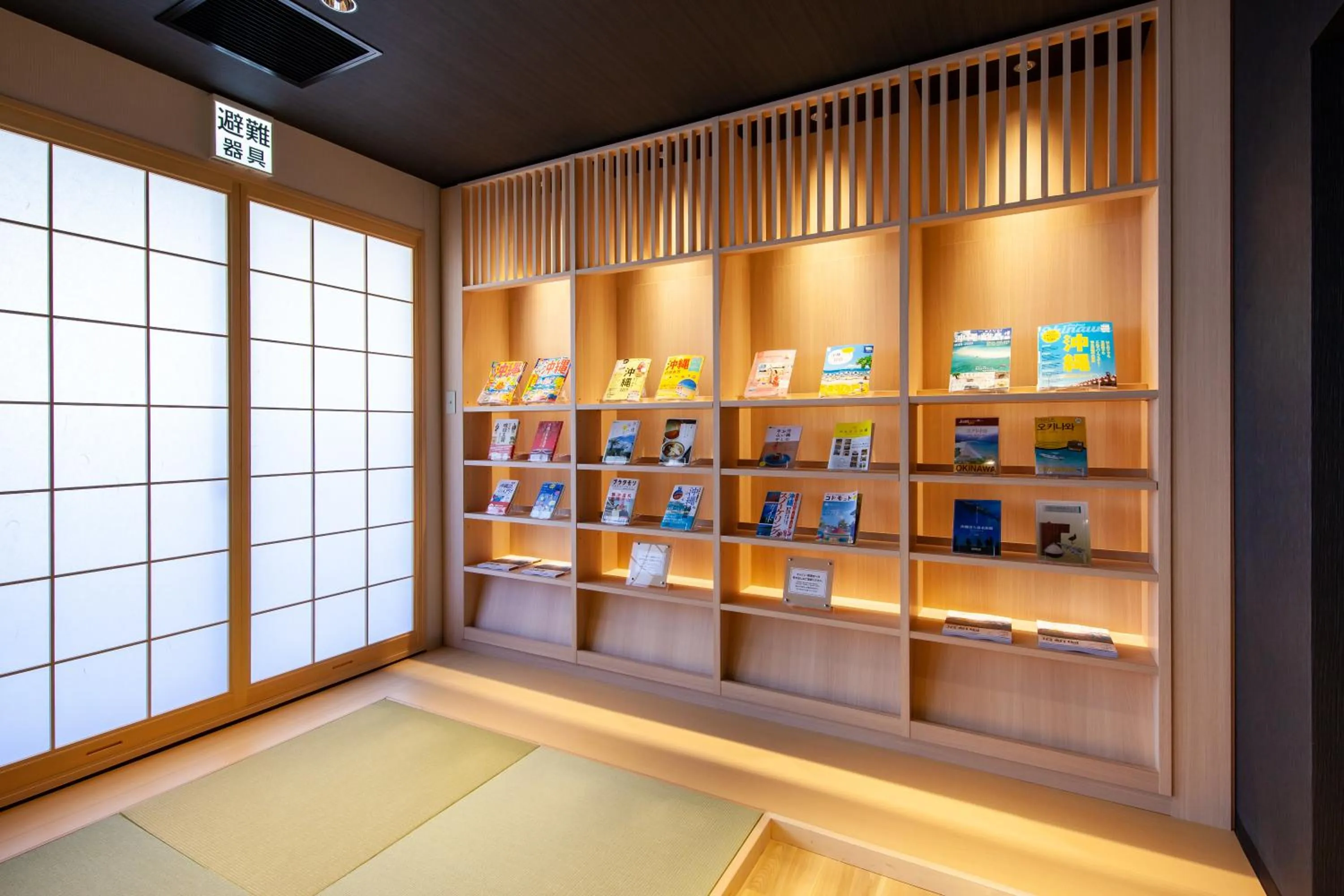 Communal lounge/ TV room in Y's CABIN&HOTEL Naha Kokusai Street