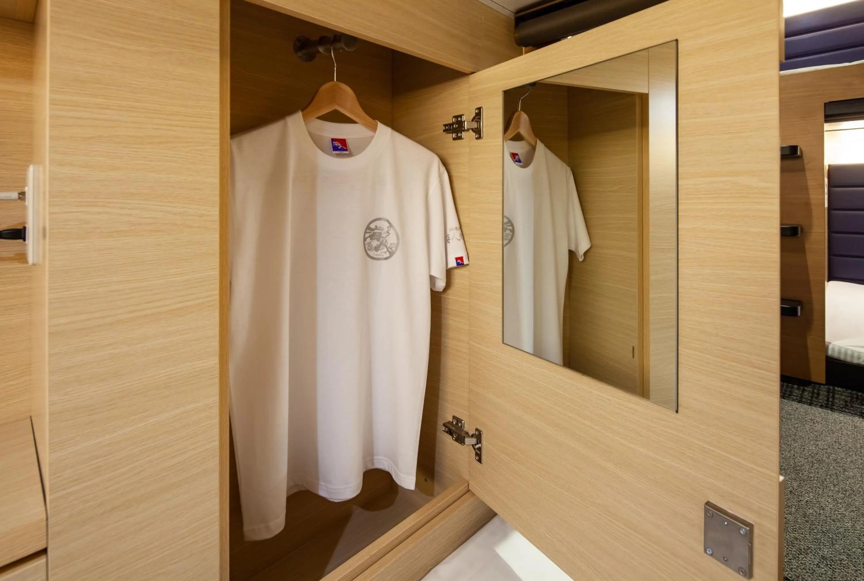 Photo of the whole room in Y's CABIN&HOTEL Naha Kokusai Street