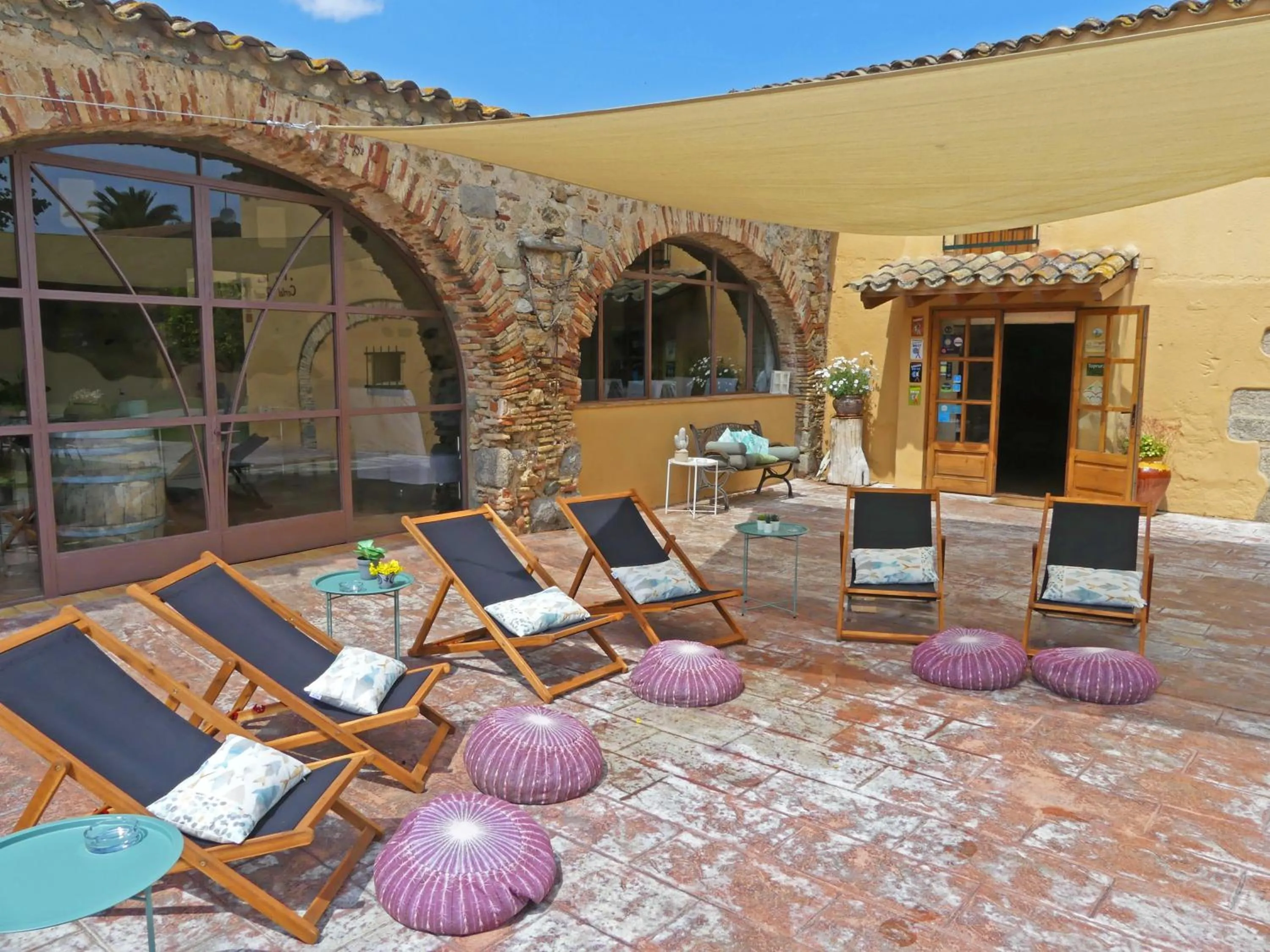 Patio in Hotel & Golf Ca La Caputxeta - Adults Only