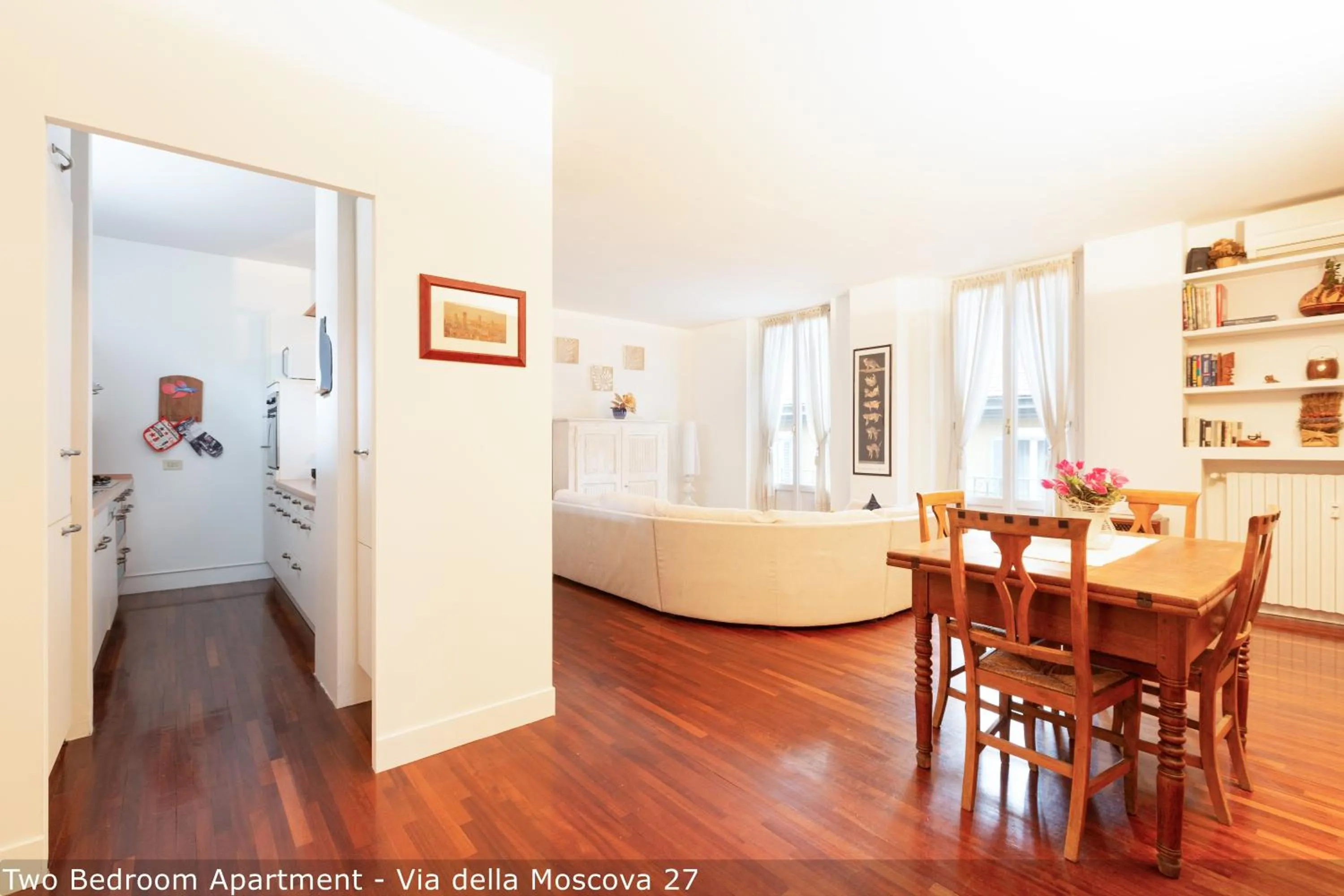 Kitchen or kitchenette in Brera Apartments in Moscova