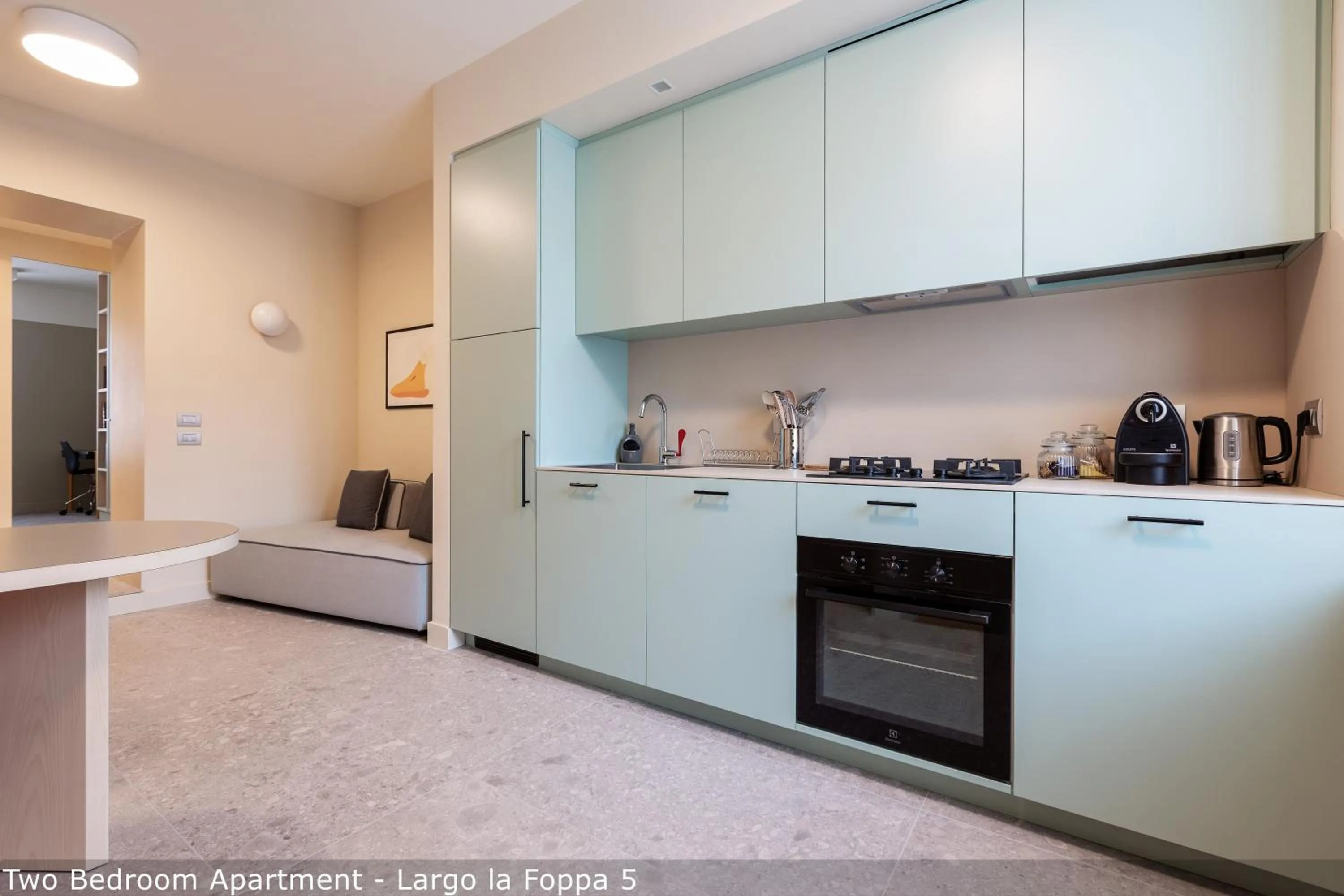 Kitchen or kitchenette in Brera Apartments in Moscova