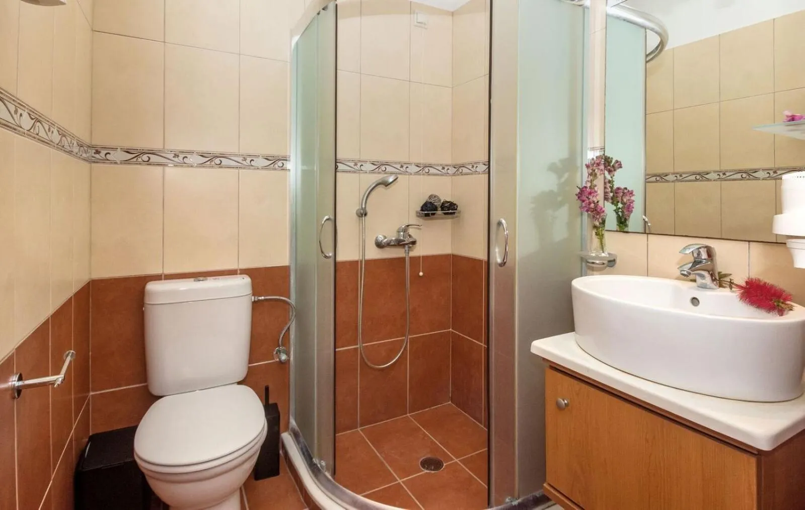 Shower in Anesis Hotel