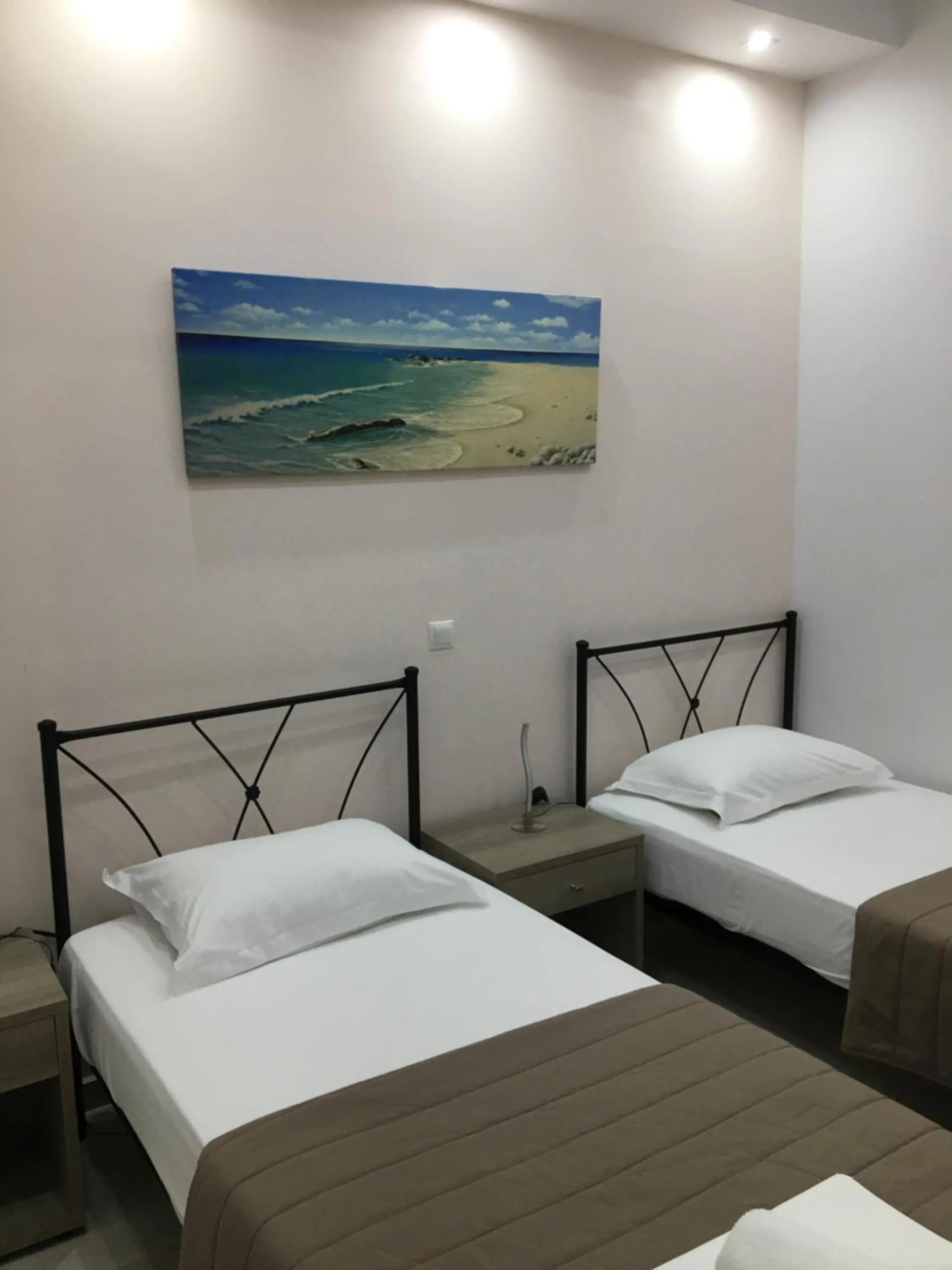 Bed in Anesis Hotel