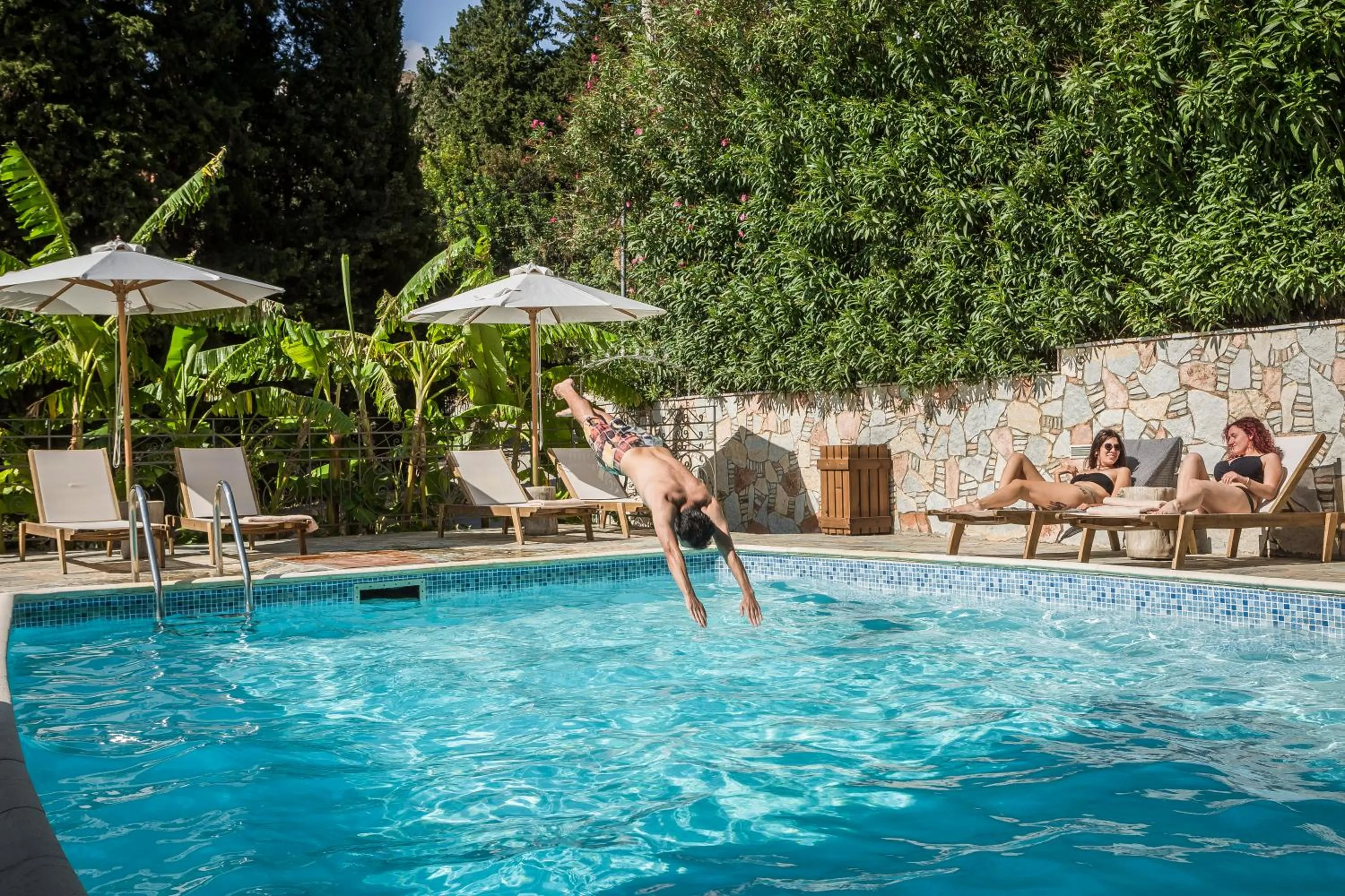People in La Signora Hotel
