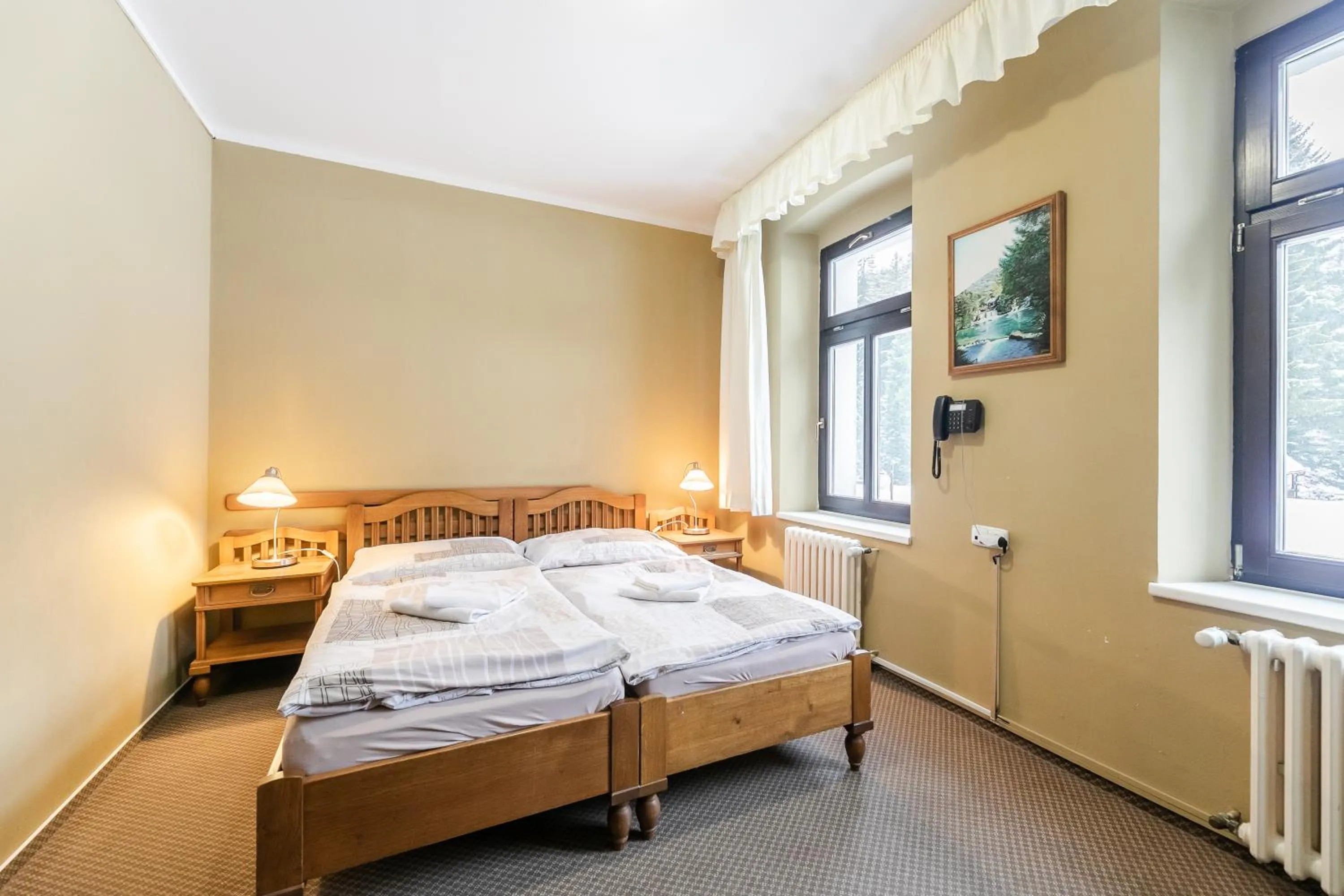 Bed in Hotel Perla Jizery