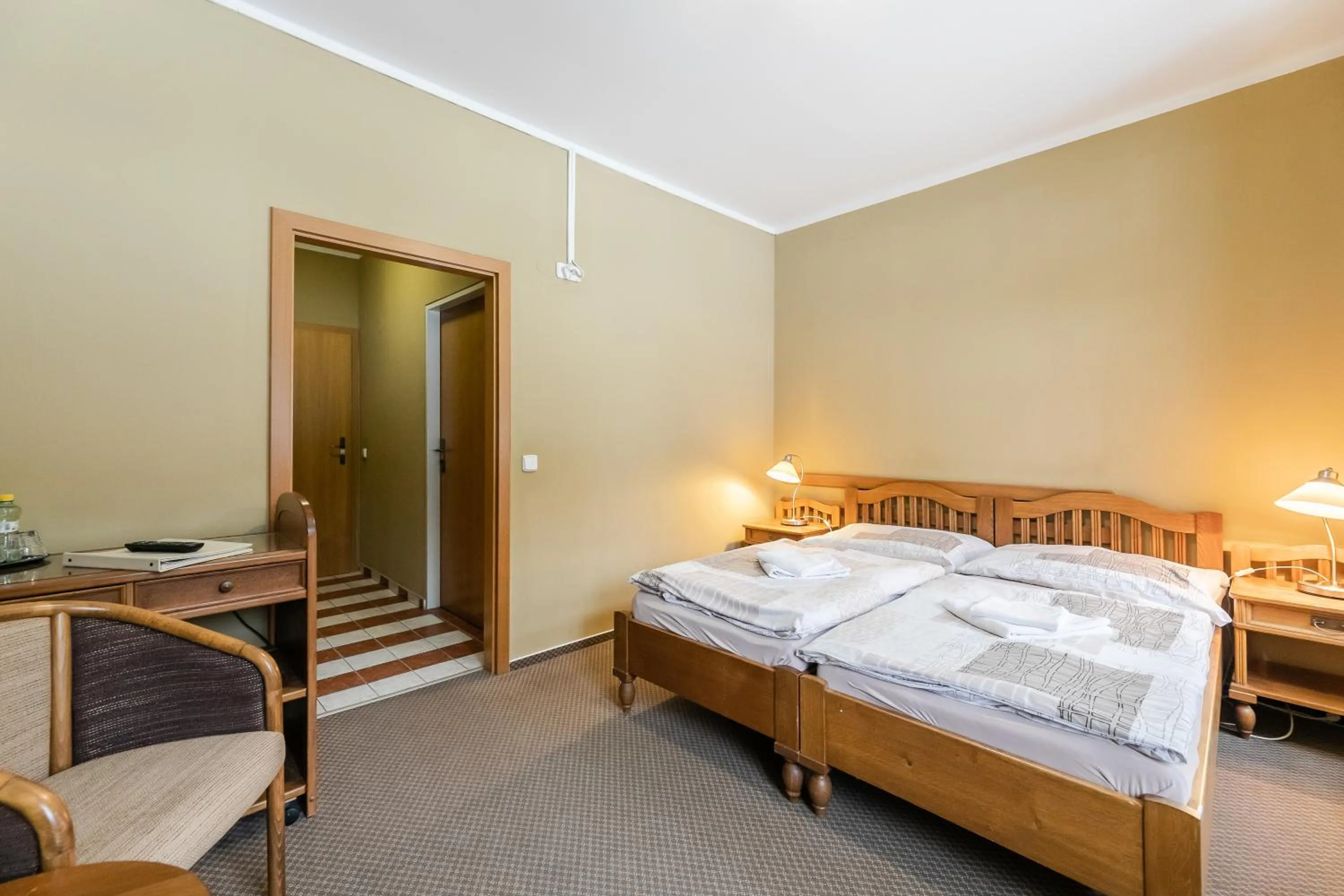 Bed in Hotel Perla Jizery