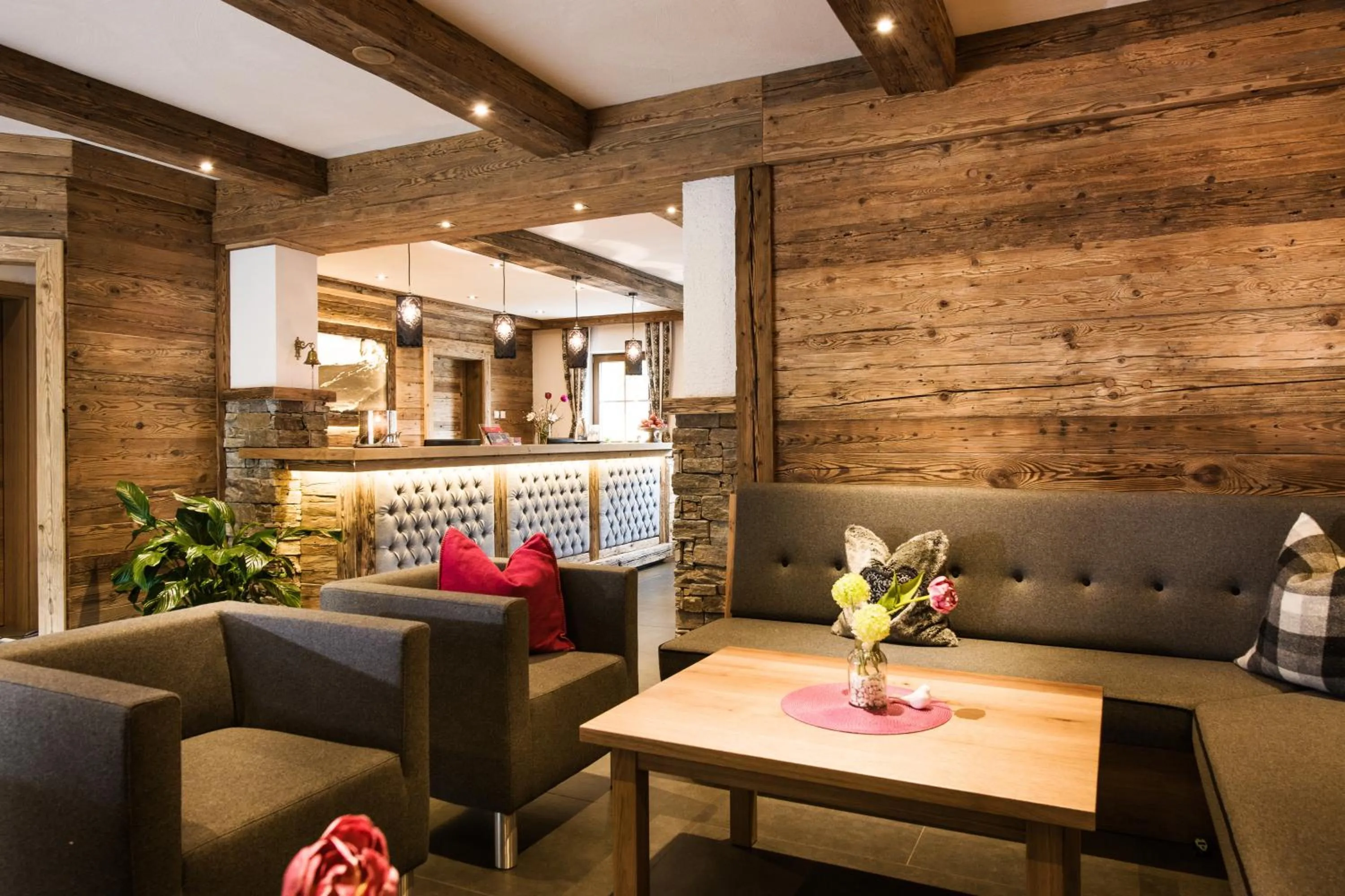 Lobby or reception in Salzburgerhof Flachau