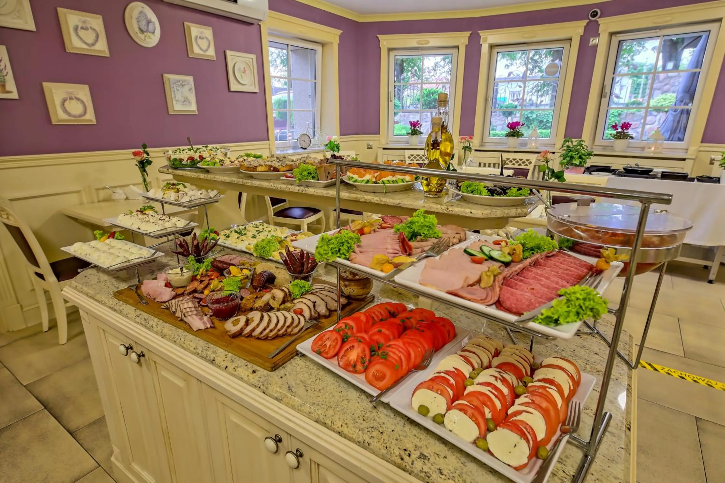 Food close-up in Villa Meduza