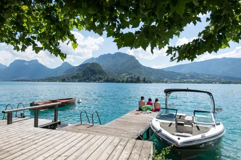Beach in Hôtel Beau Site Talloires B SPA